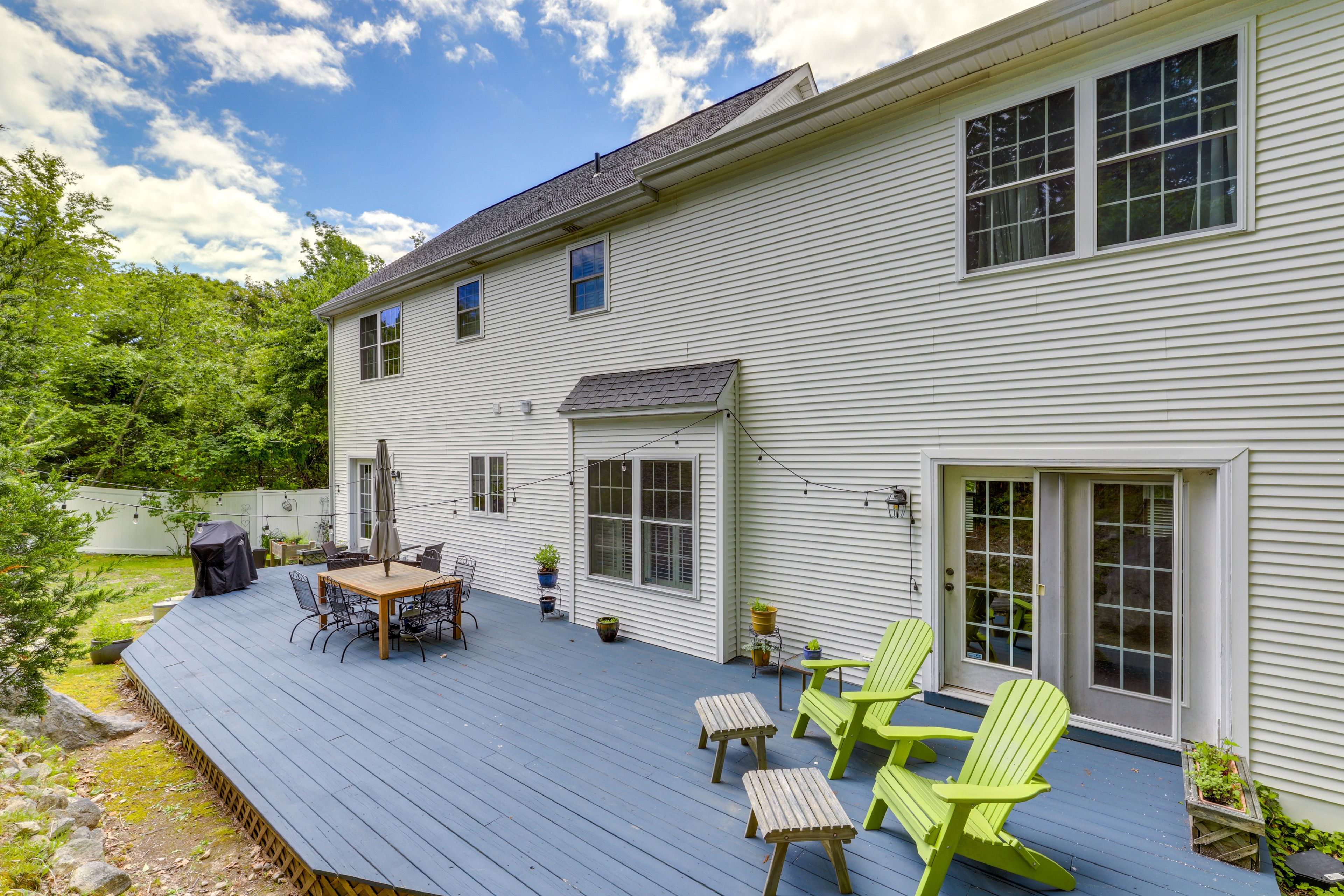 Private Backyard Area | Furnished Deck | Dining Area | Gas Grill