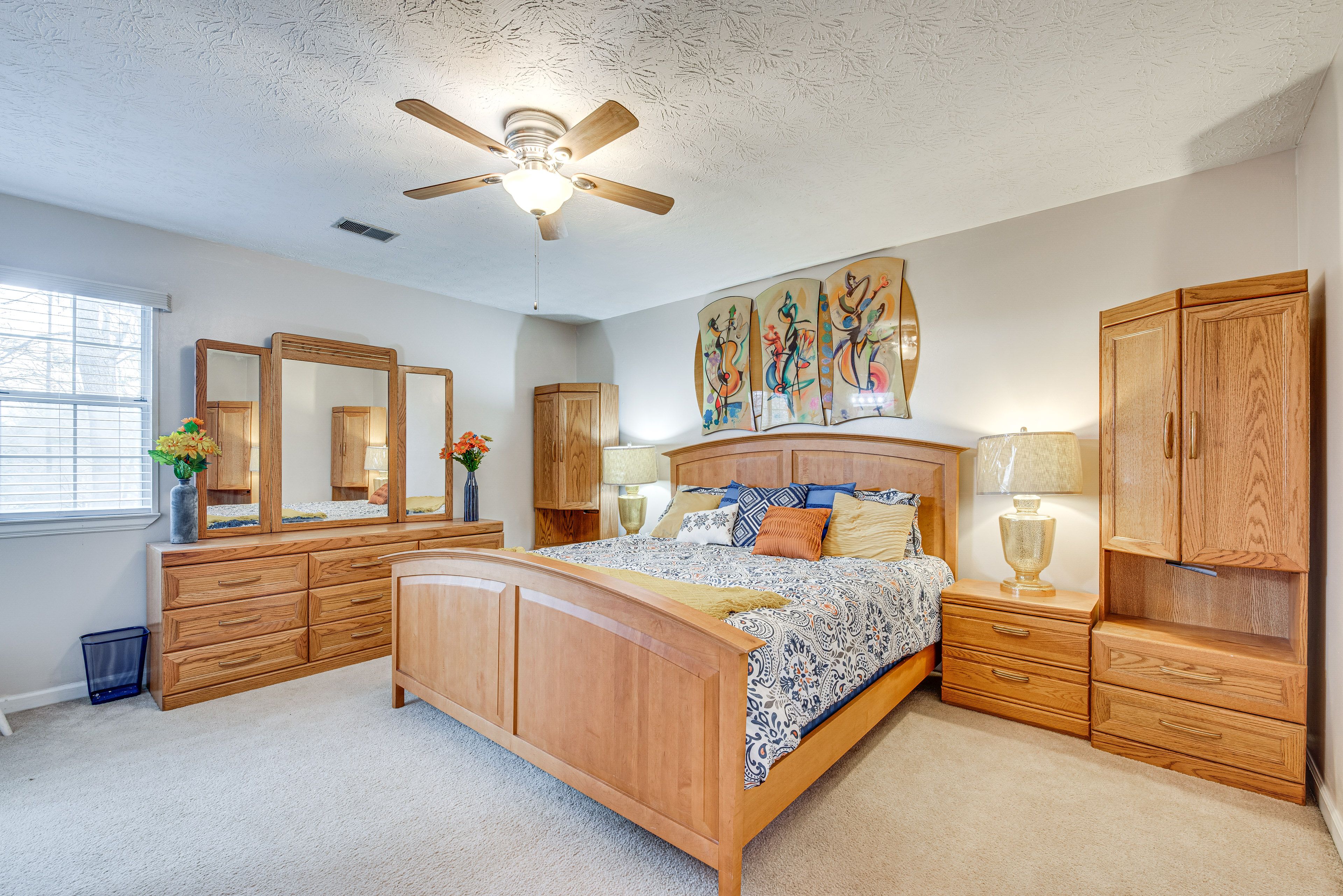 Bedroom Suite 1 | King Bed | Linens Provided | 3rd Floor