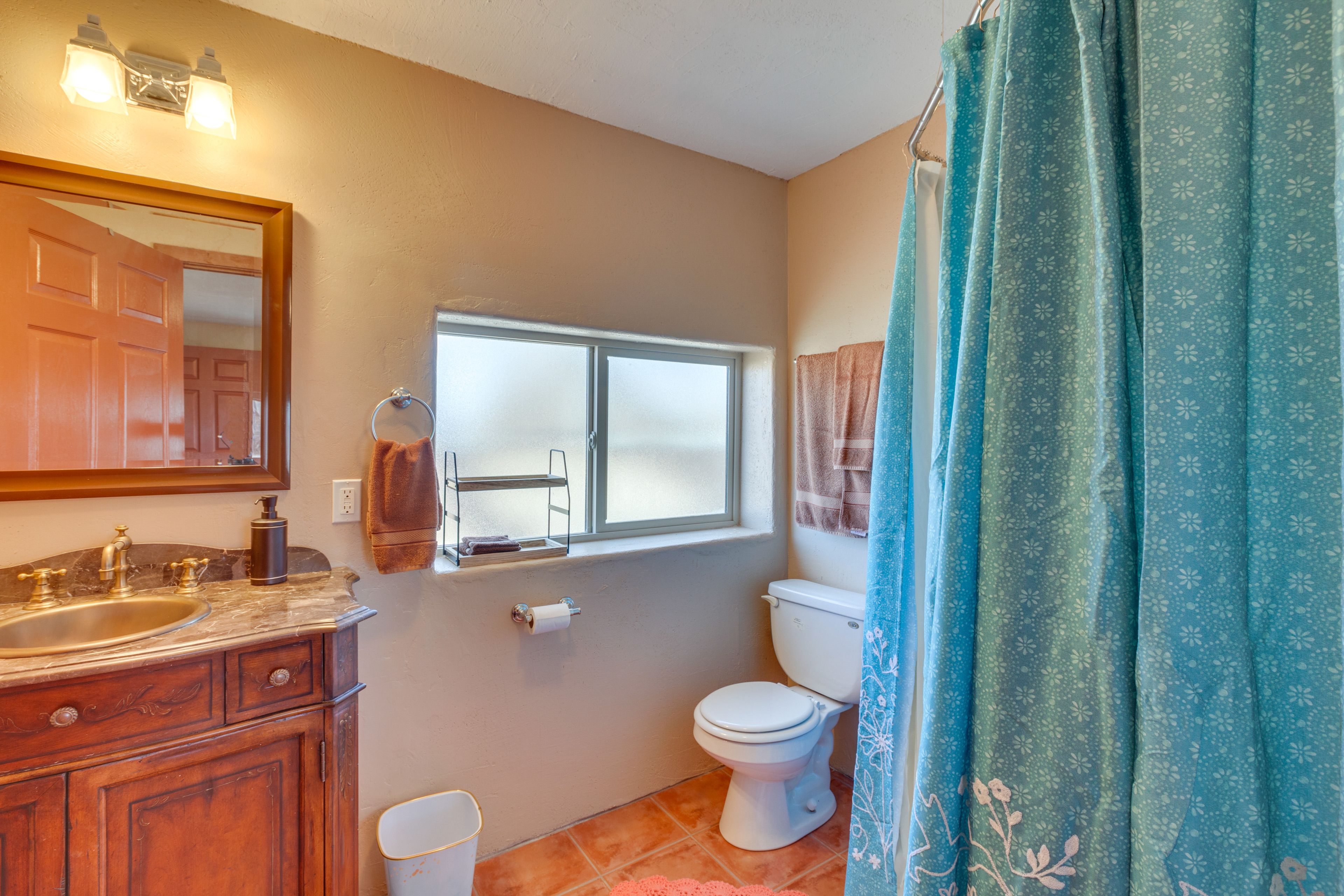 Bathroom | Walk-In Shower | Complimentary Toiletries