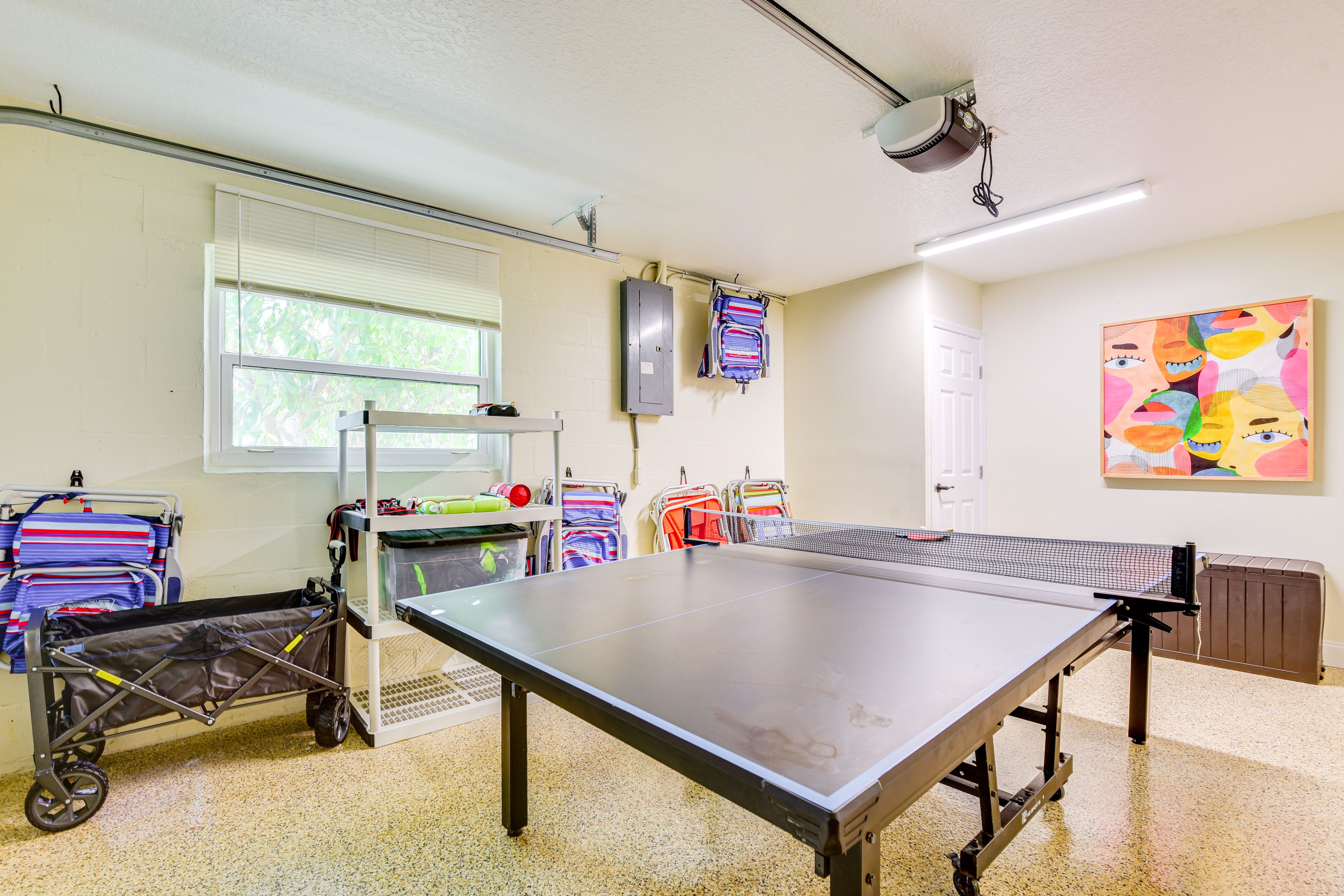 Garage | Ping-Pong Table | Beach Supplies | 1st Floor
