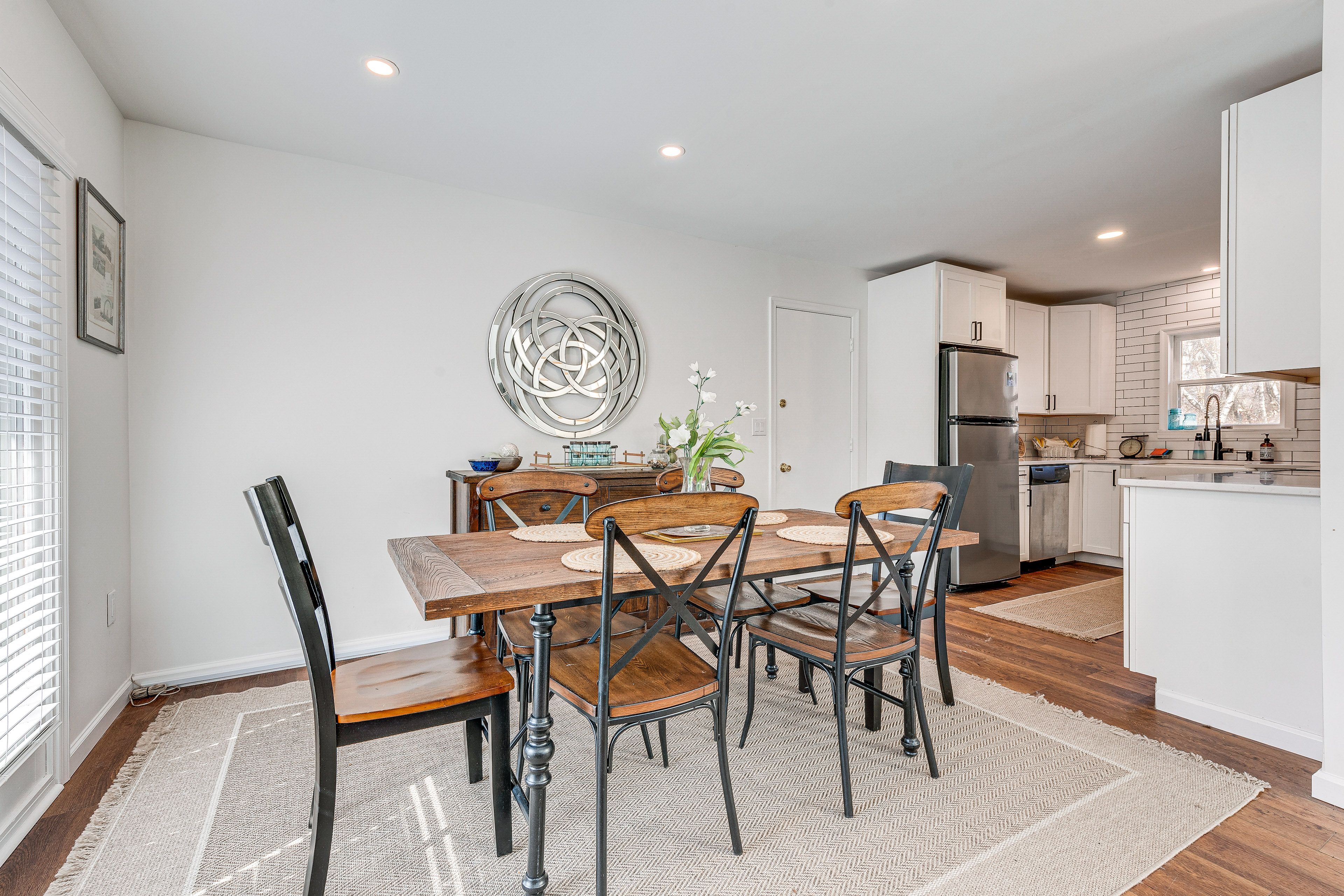 Dining Area | Dishware & Flatware Provided | 1st Floor