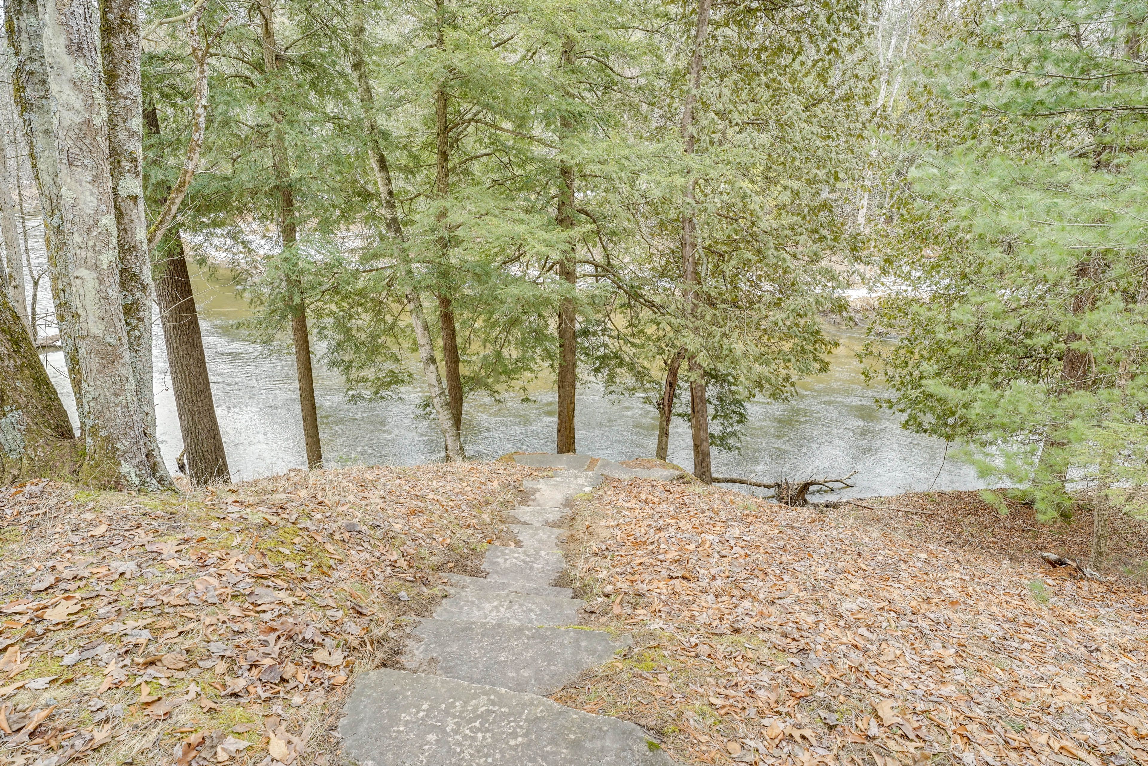 Stairs to River (Closed in Winter)