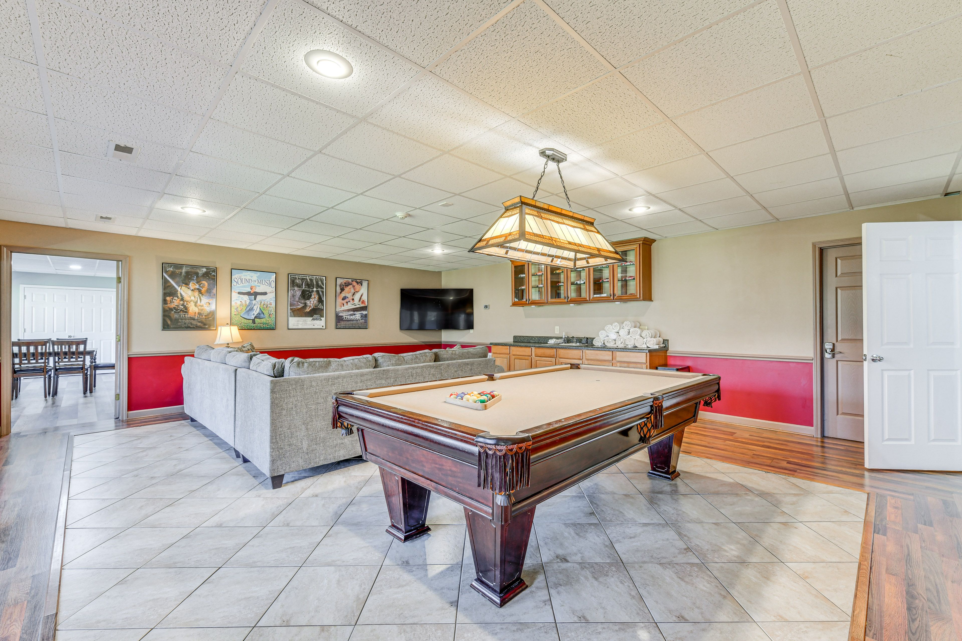 Interior | Central Heating & A/C | Free WiFi | Single-Story Home w/ Basement