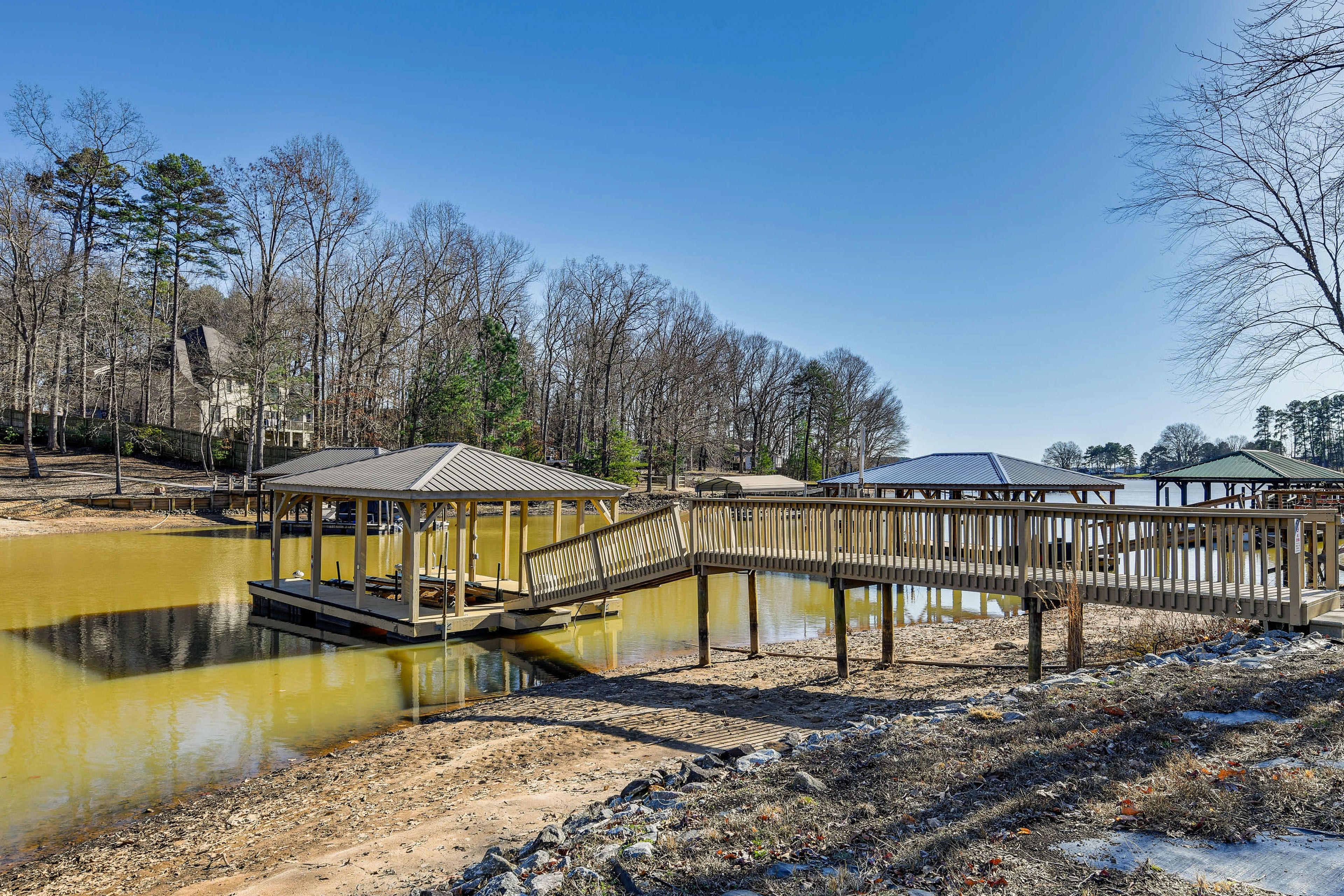 Dock | Lake Access | Kayaks | Canoe | Life Vests | Beach Towels