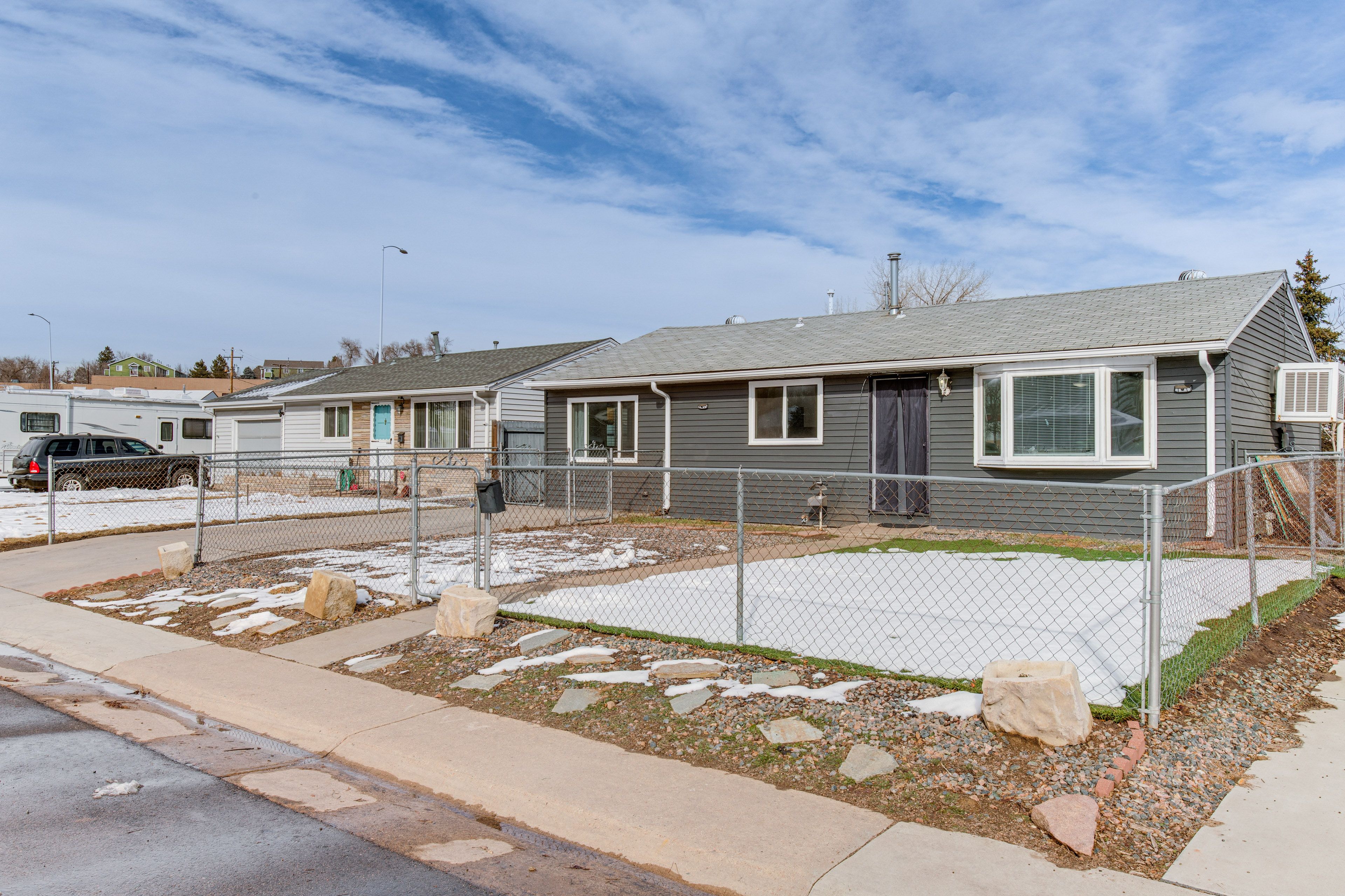 Fenced Front Yard