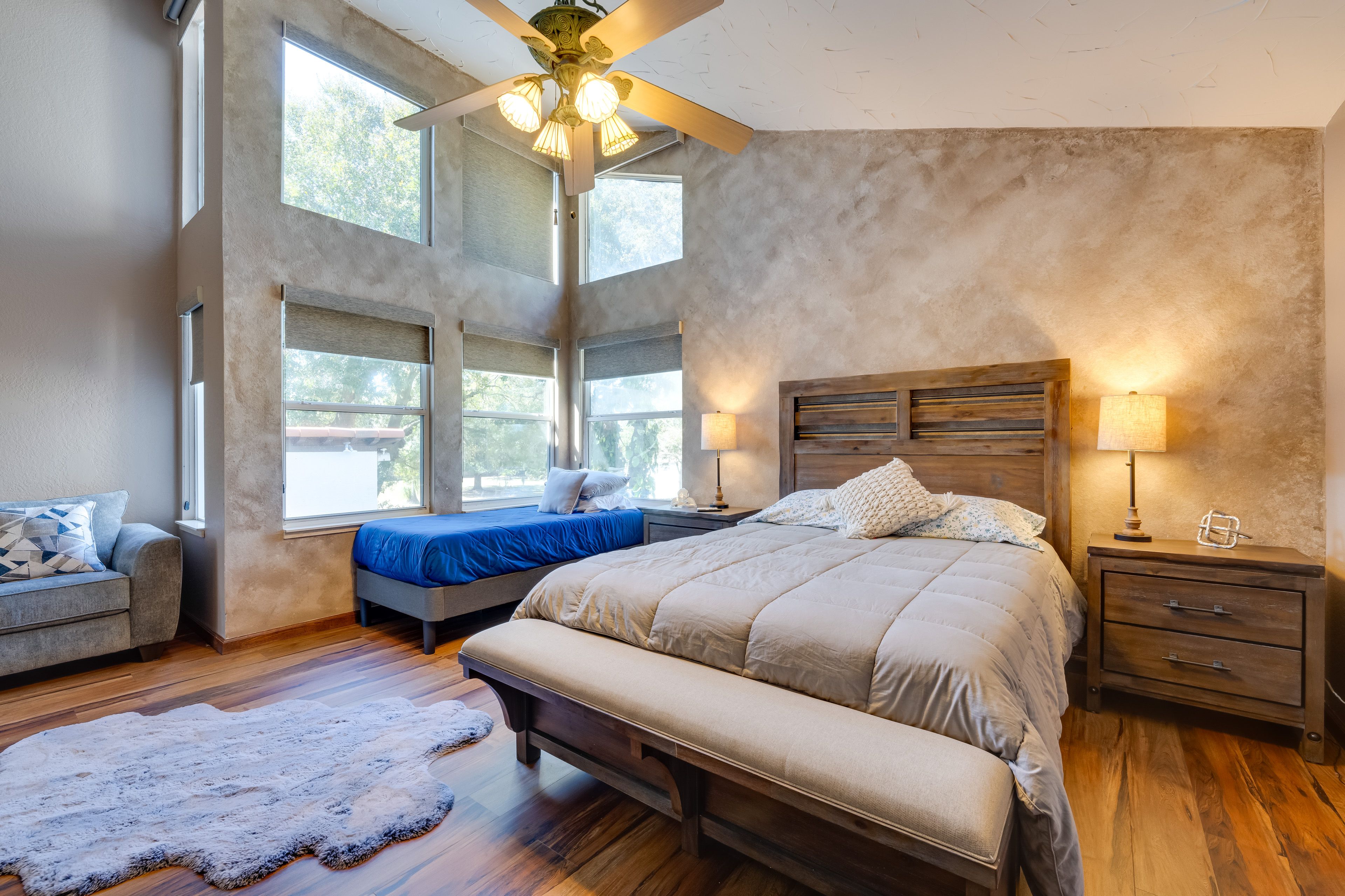 Bedroom 1 | Queen Bed | Twin Bed | Twin Sleeper Sofa | 2nd Floor