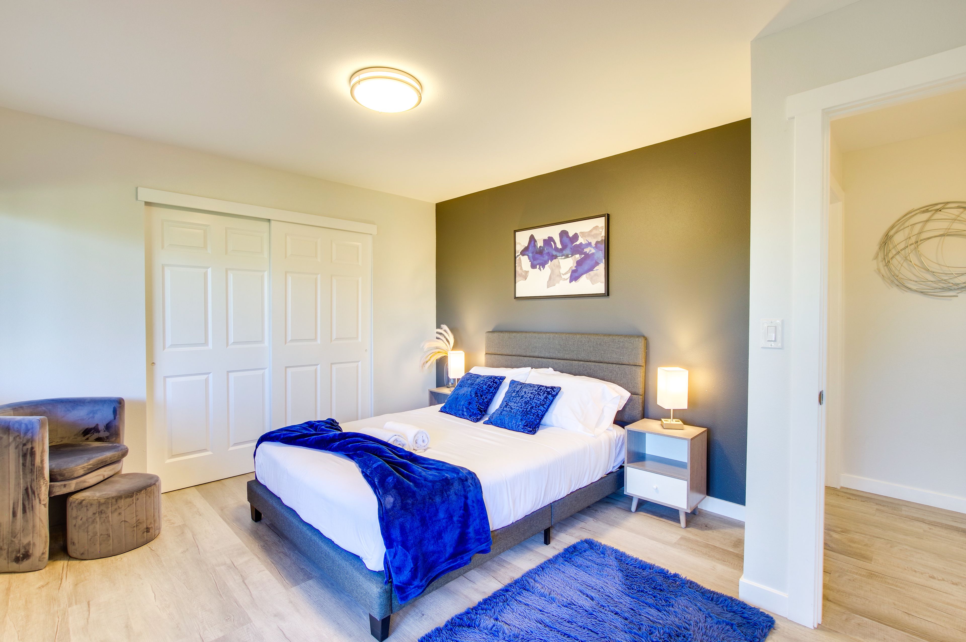 Bedroom 4 | 1st Floor | Queen Bed | Patio Access