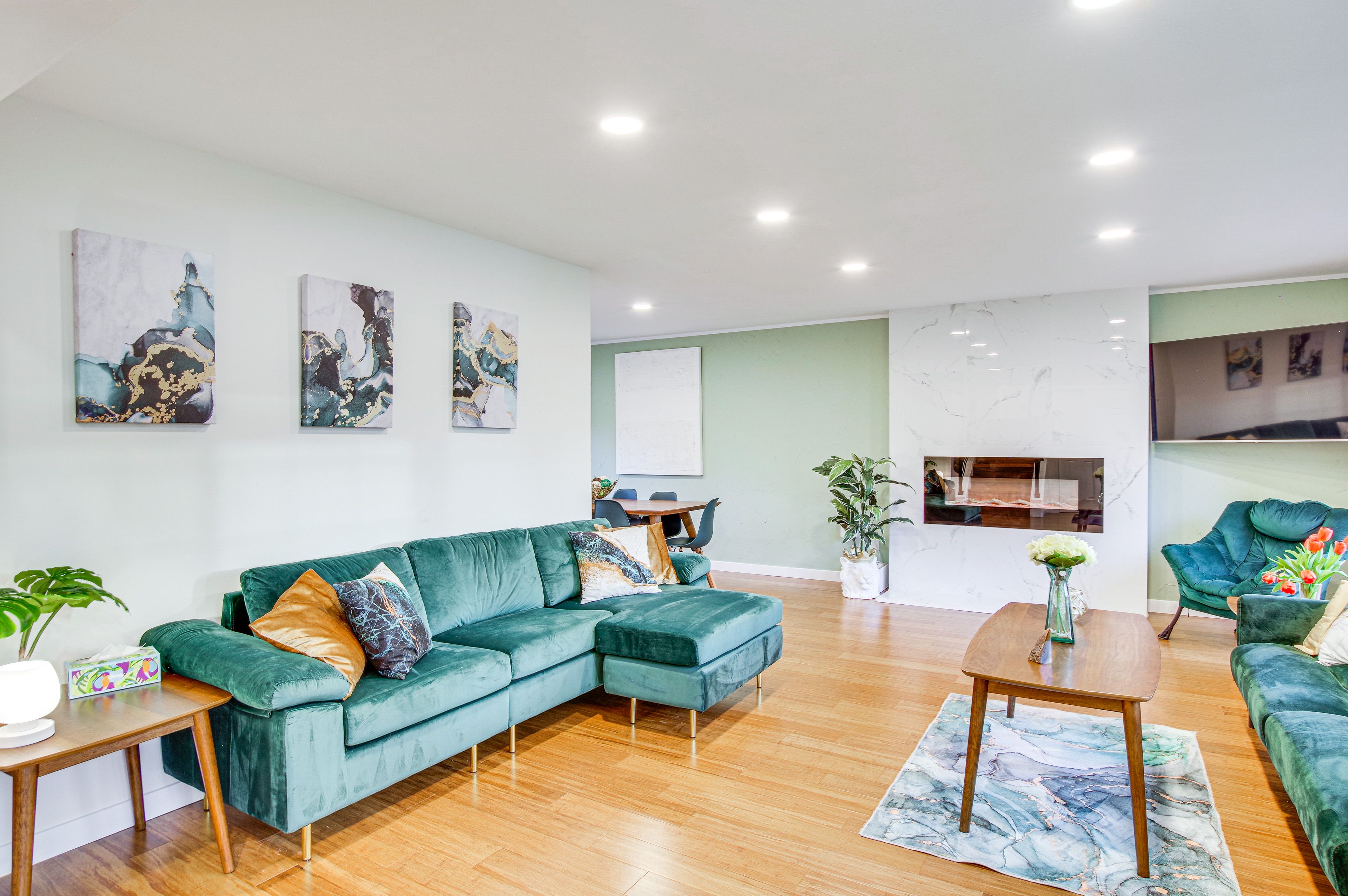 Living Room | Multi-Level Home | Main Level