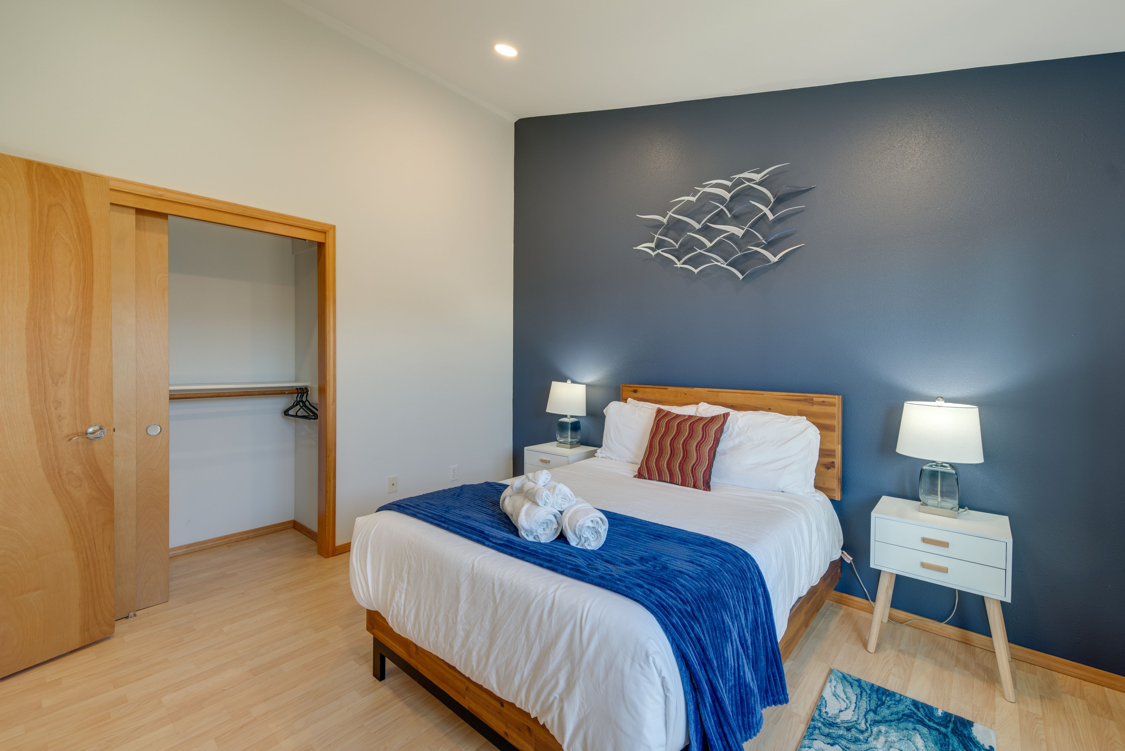 Bedroom 1 | Queen Bed | Patio Access | Linens Provided