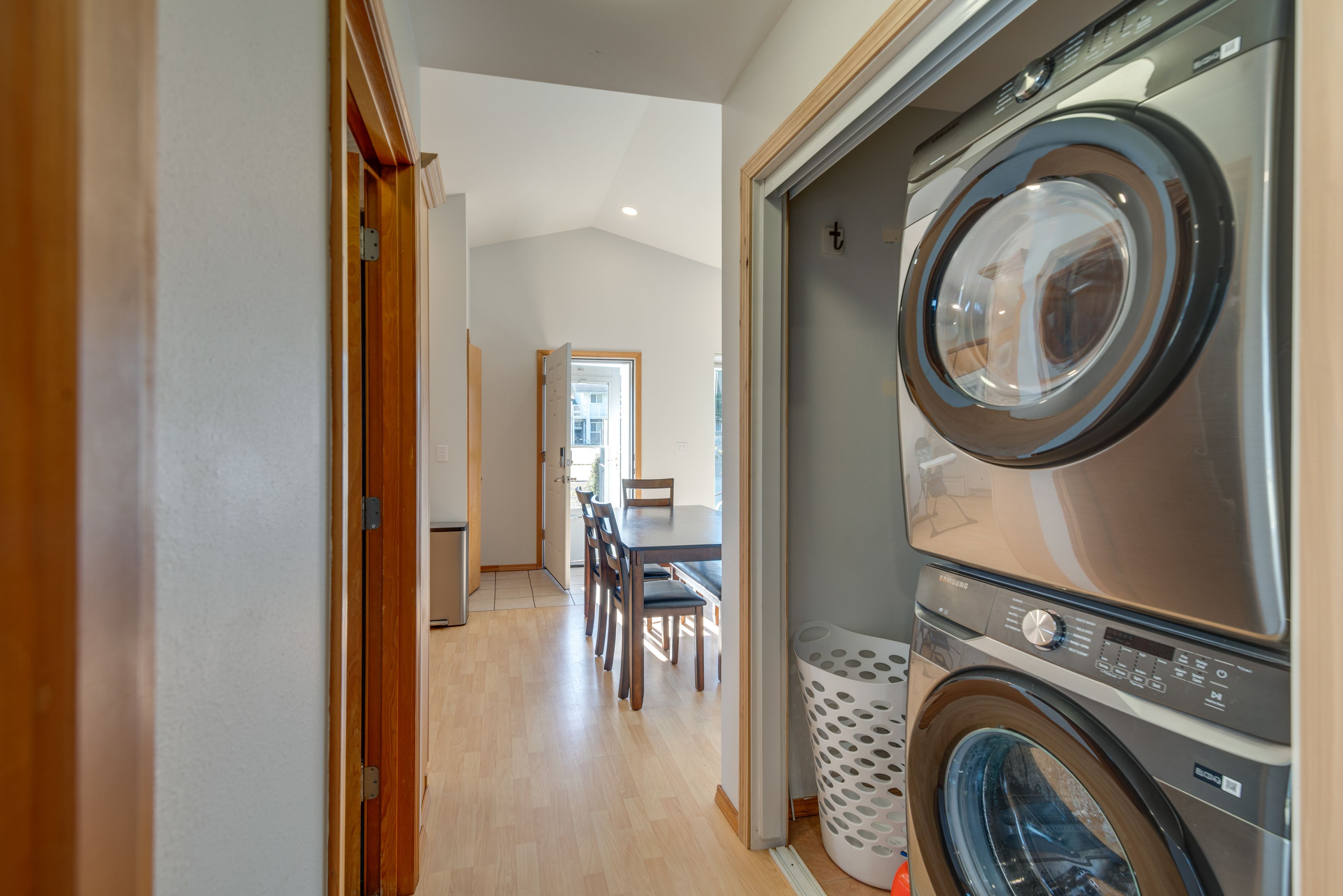 Washer & Dryer | Detergent Provided