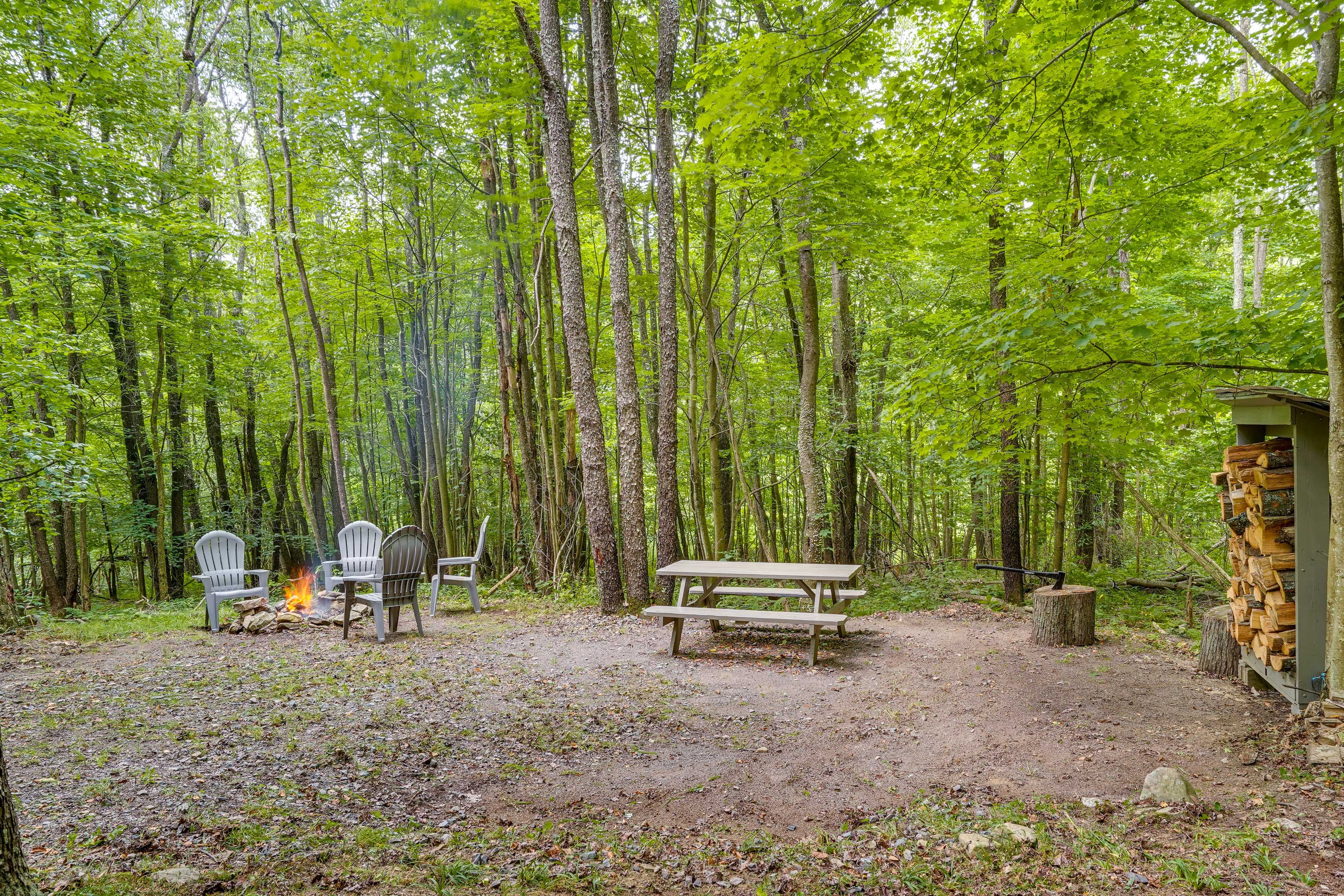 Private Backyard Area | Stocked Fishing Pond & Trails On-Site