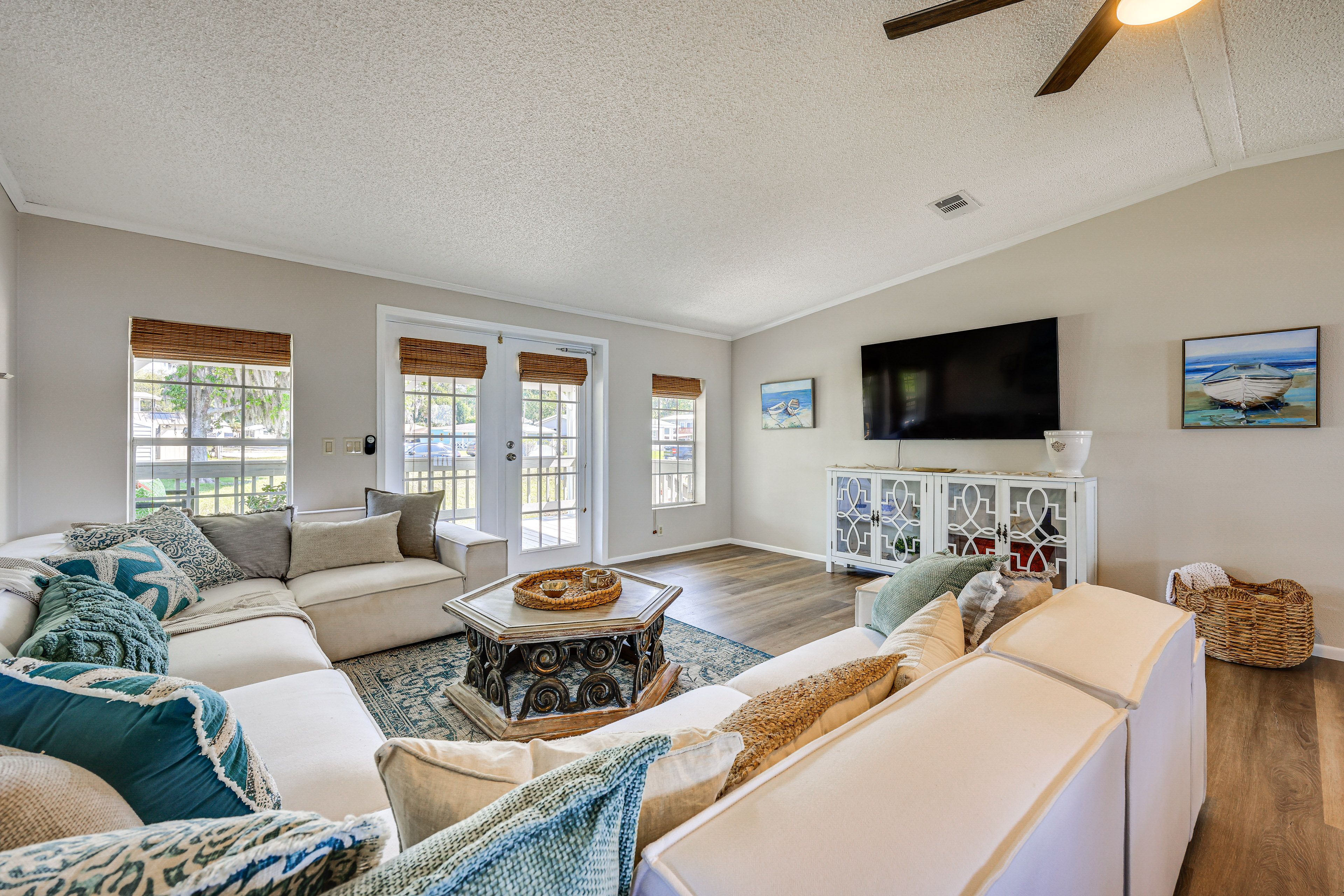 Front Living Room | Smart TVs | Free WiFi | Single-Story Home