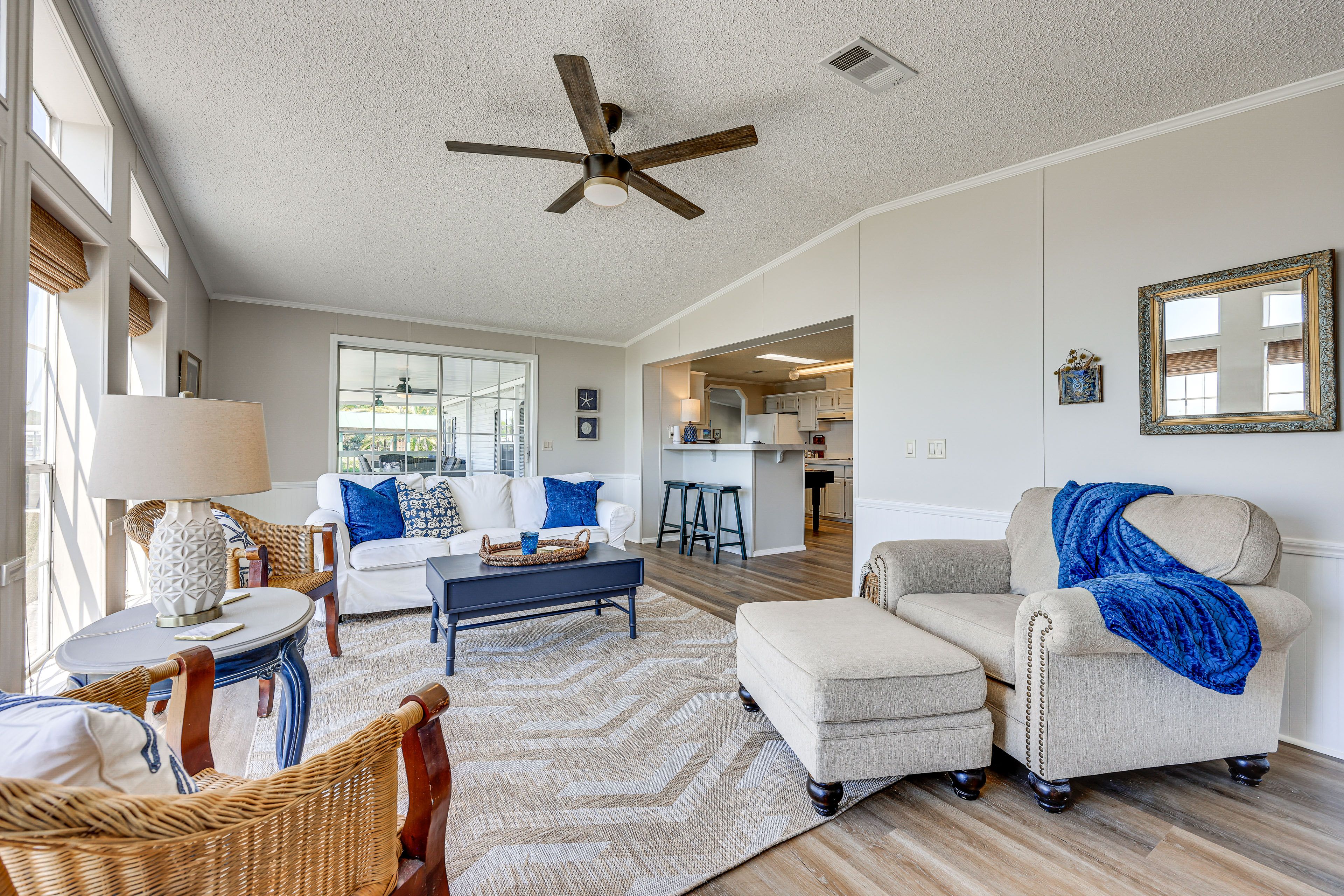 Back Living Room | Central Heating & A/C