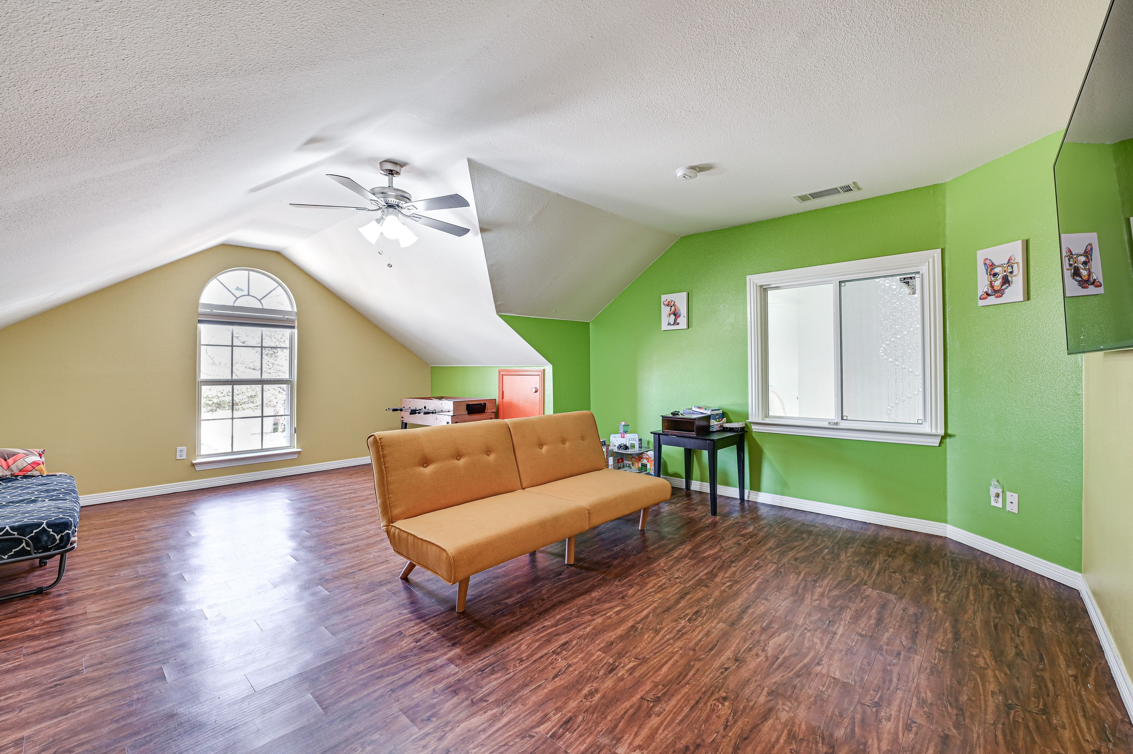 Game Room | 2nd Level | 2 Full Futons | Smart TV | Foosball | Toys
