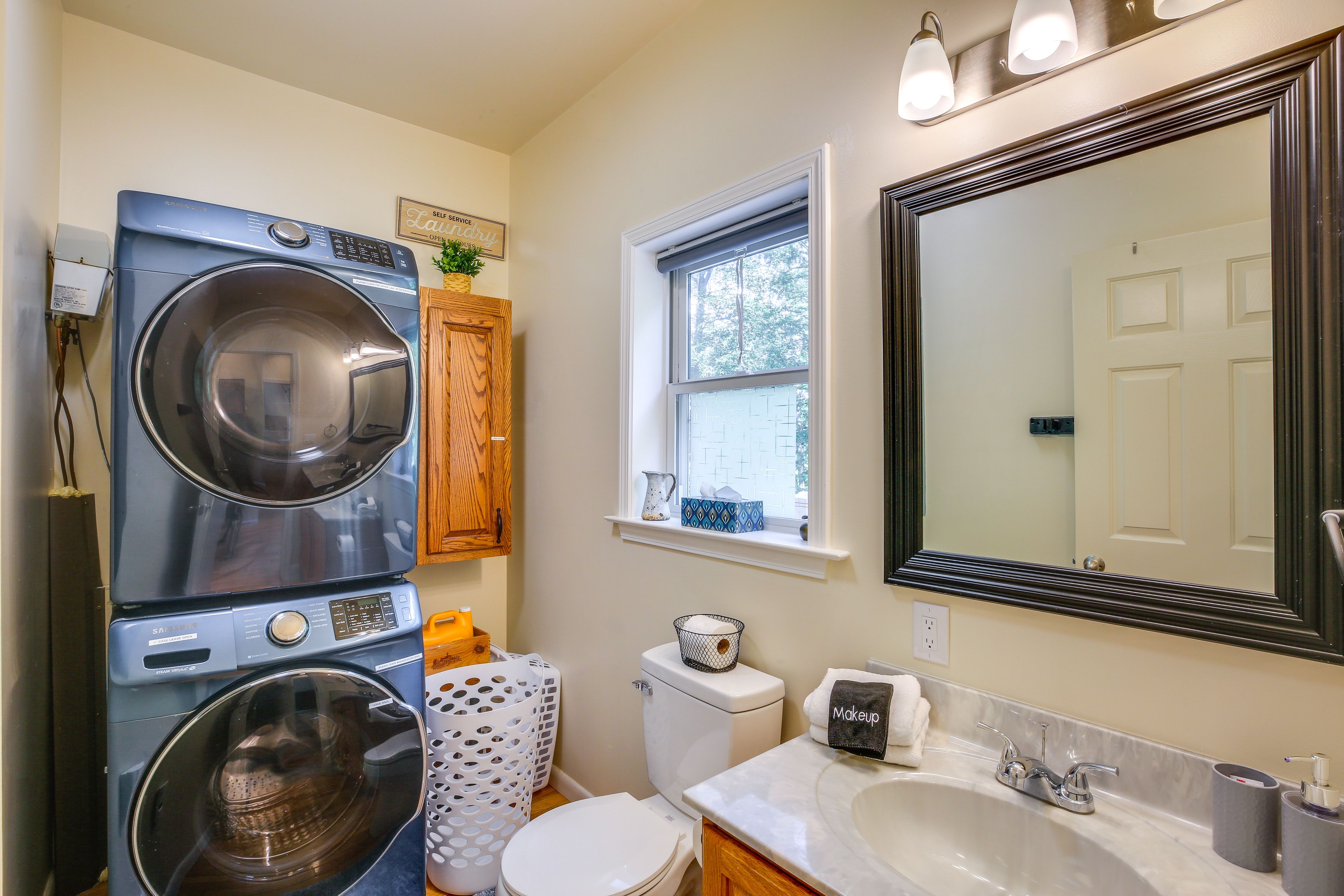 Half Bathroom | In-Unit Laundry | 1st Floor