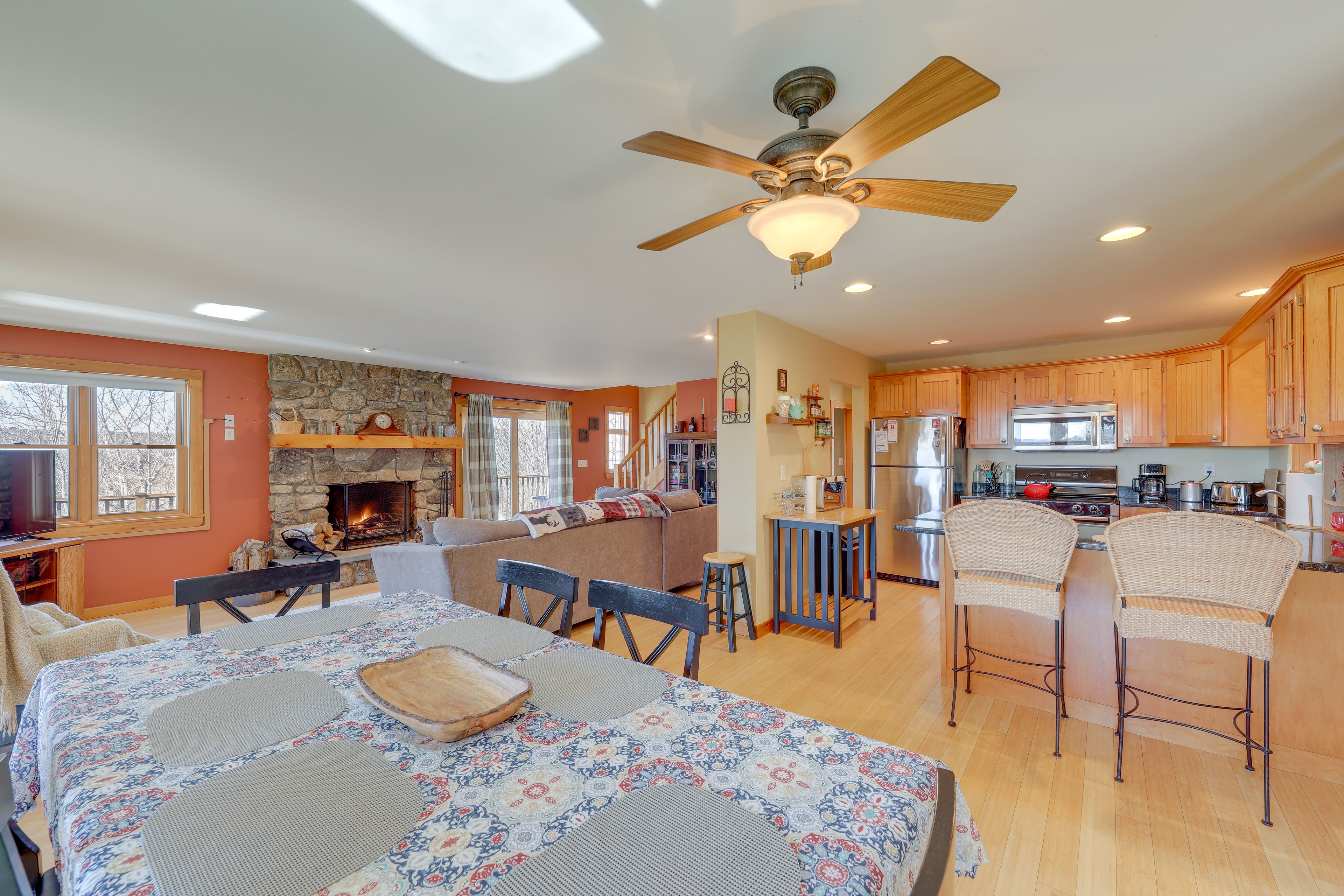 Kitchen & Living Room | 1st Floor | Free WiFi | Central Heating