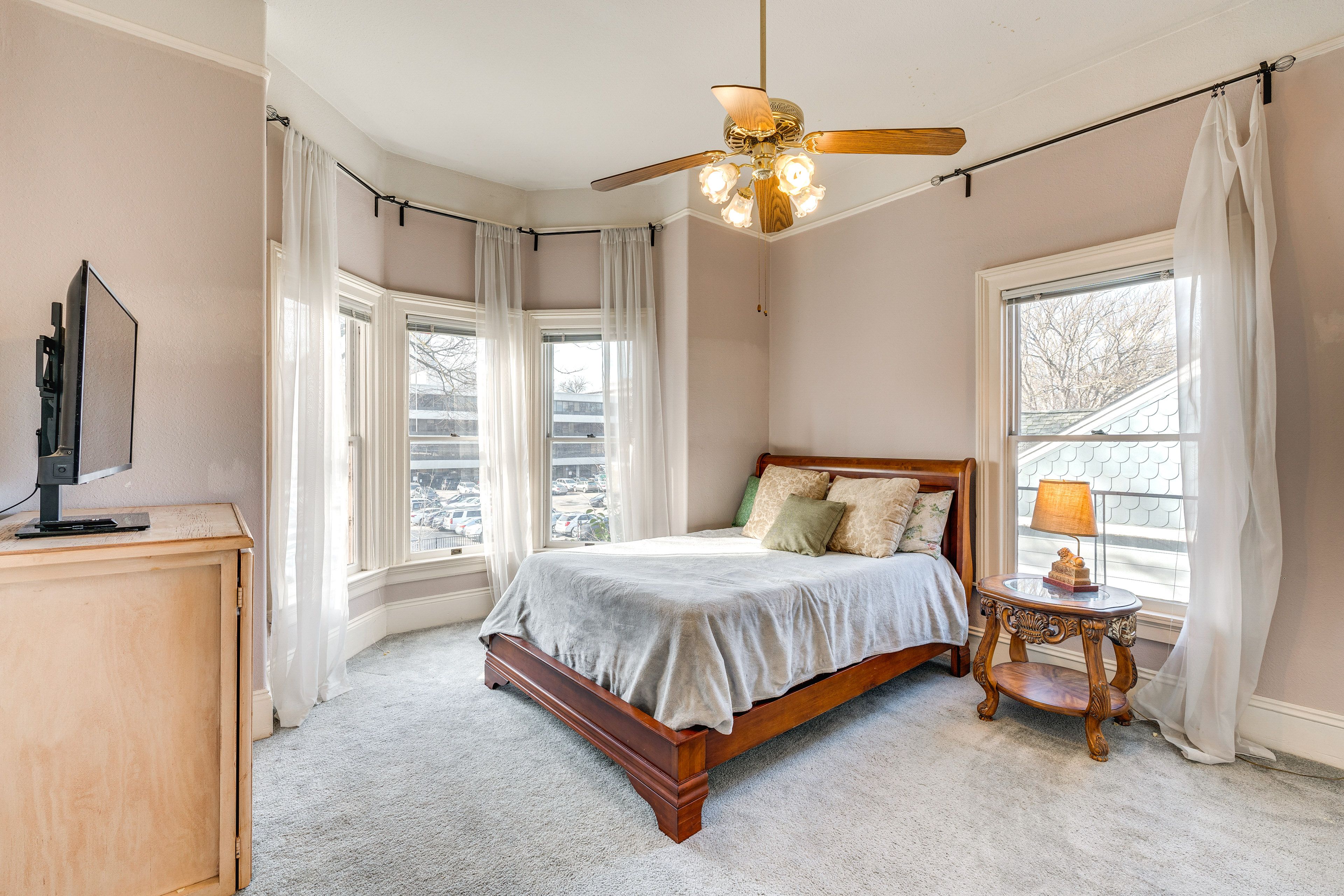 Bedroom 1 | King Bed | 2nd Floor | Stairs Required | Attached Office