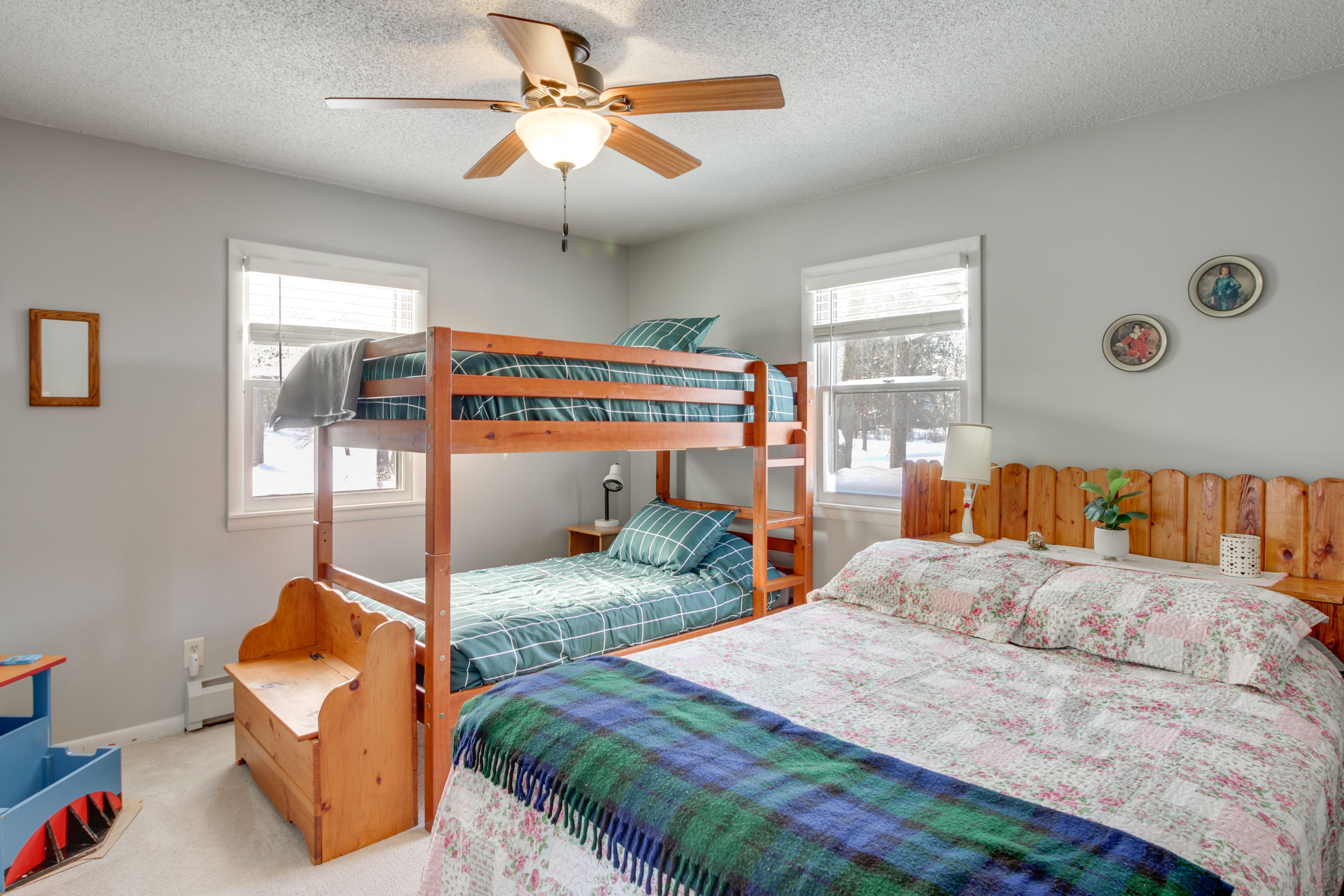 Bedroom 2 | Full Bed | Twin Bunk Bed