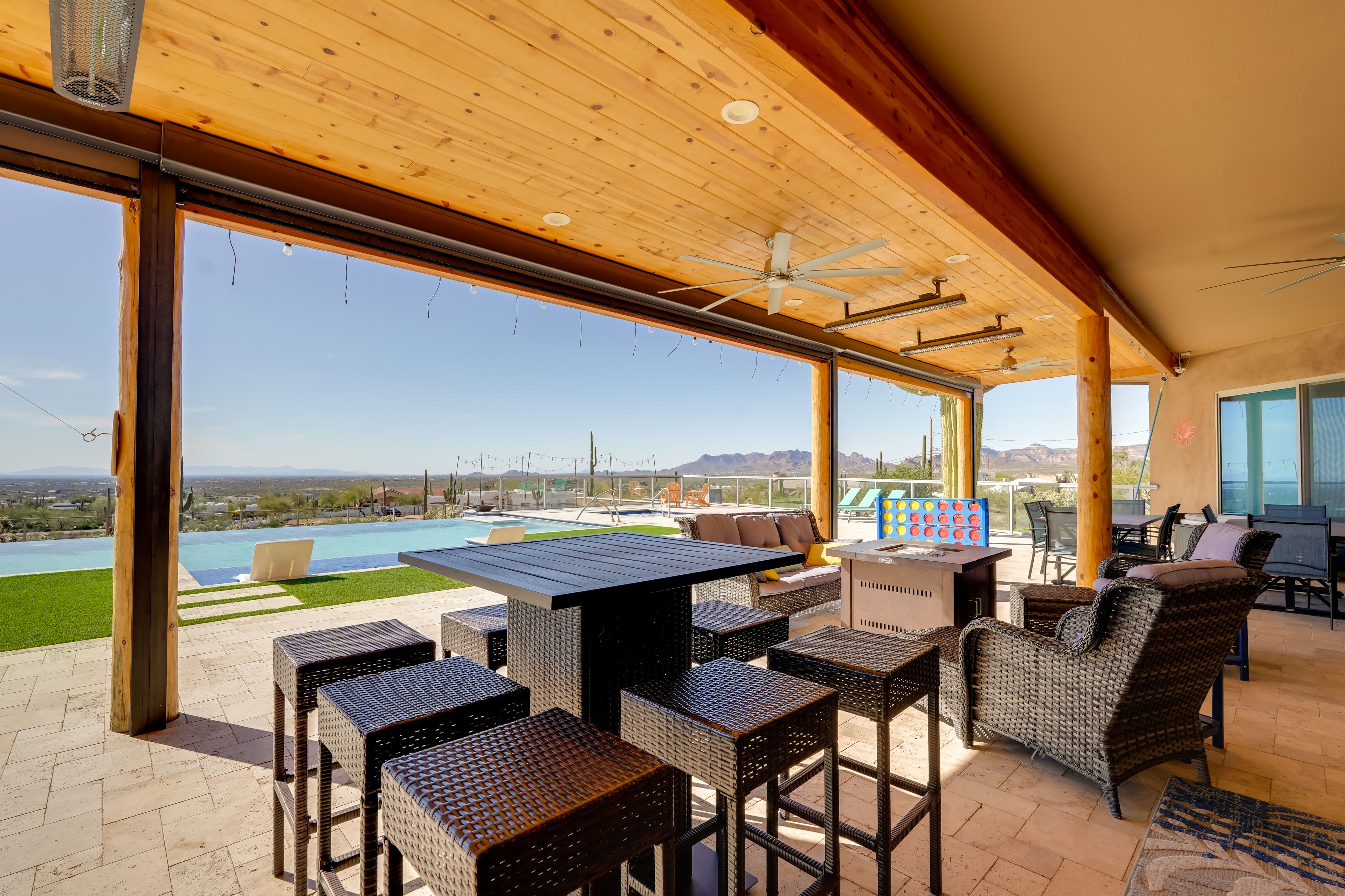 Covered Patio | Fire Pit