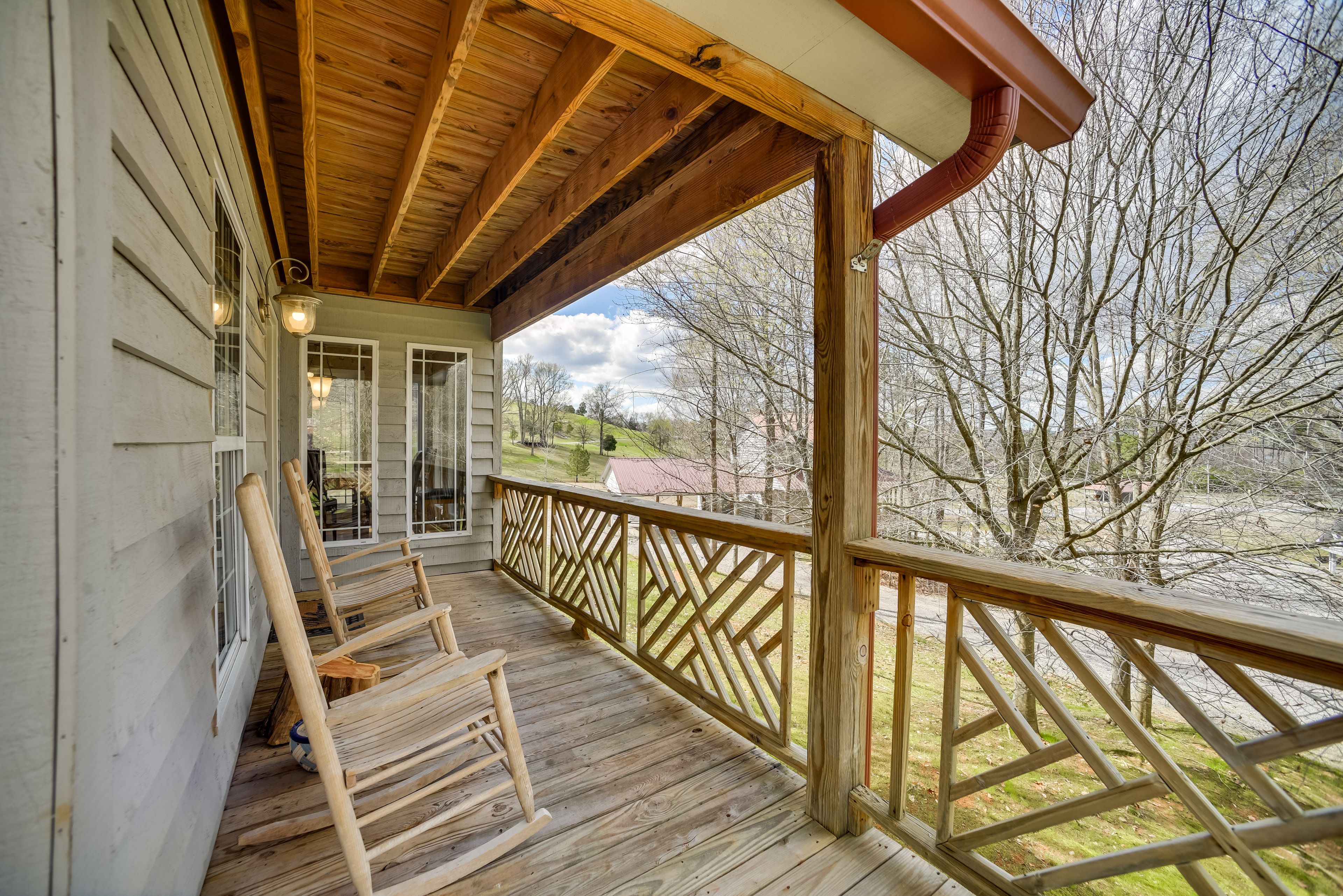 Wraparound Deck | Rocking Chairs