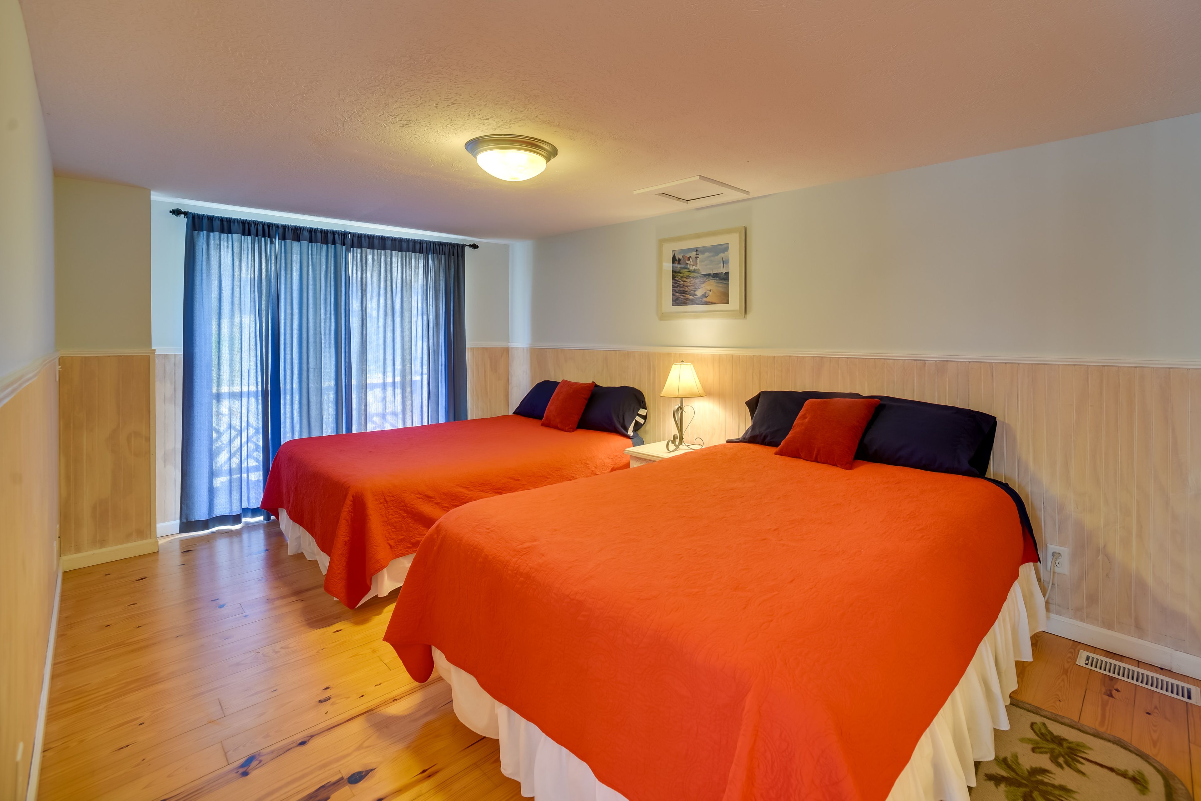 Bedroom 1 | 2 Queen Beds | 1st Floor | Linens Provided