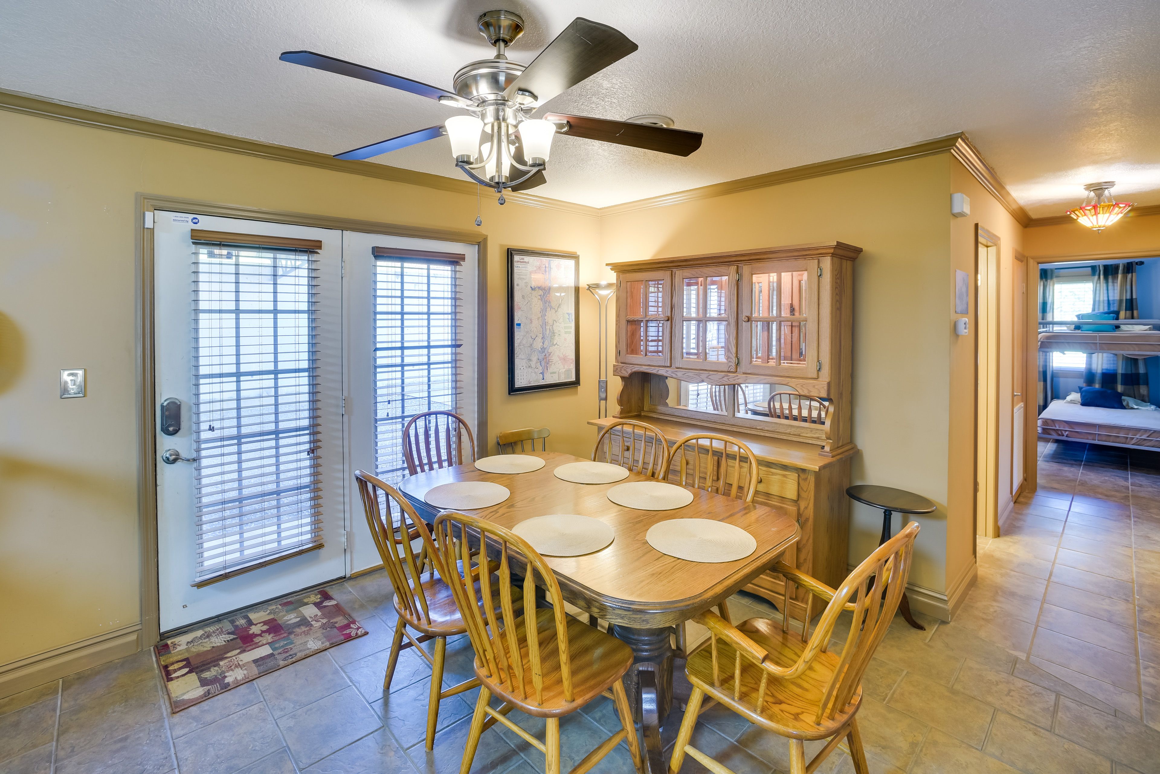 Dining Area | Dishware/Flatware | Trash Bags/Paper Towels