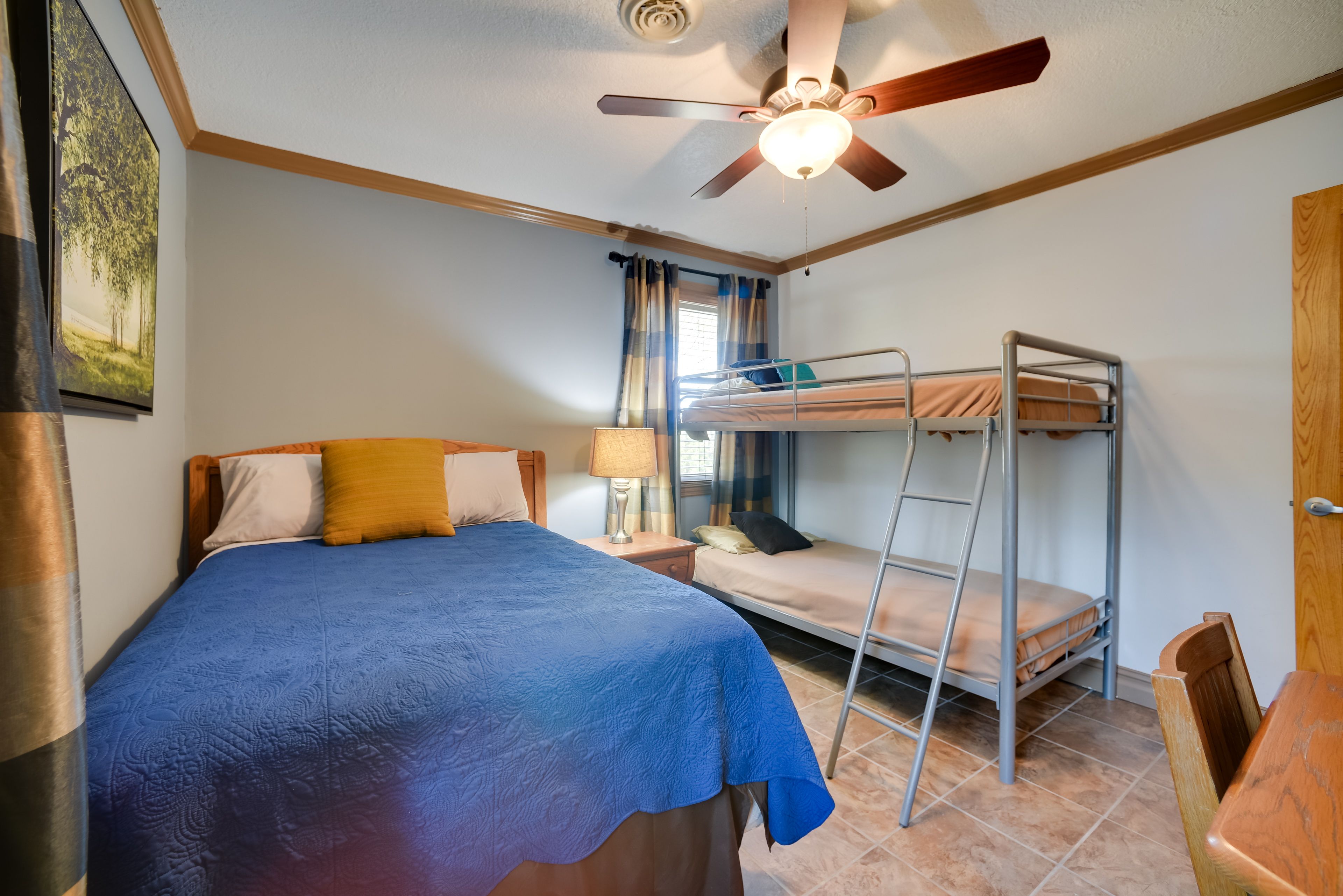 Bedroom 3 | Full Bed | Twin Bunk Bed | Hangers