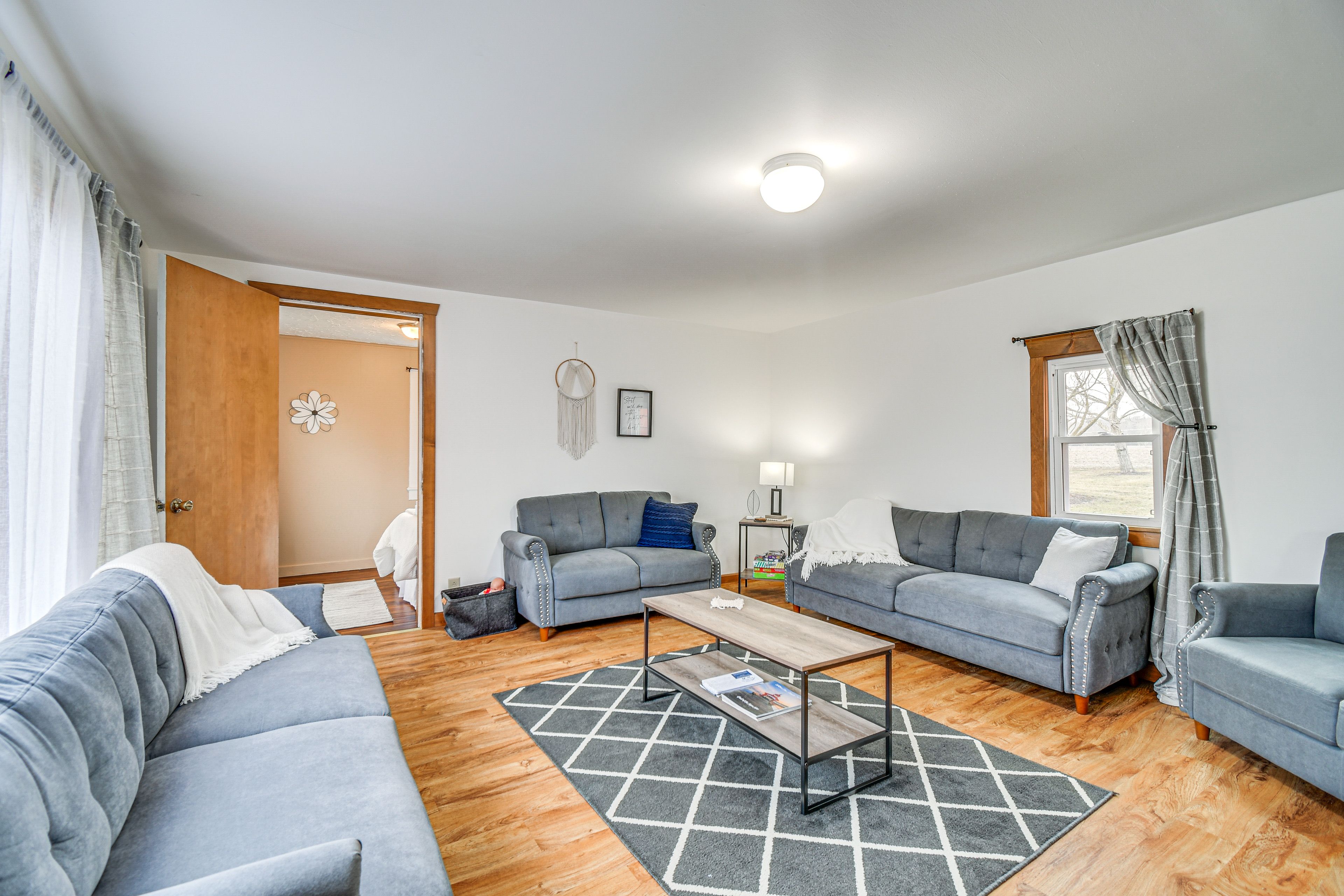 Living Room | 1st Floor | Window A/C Units | Central Heating | Board Games