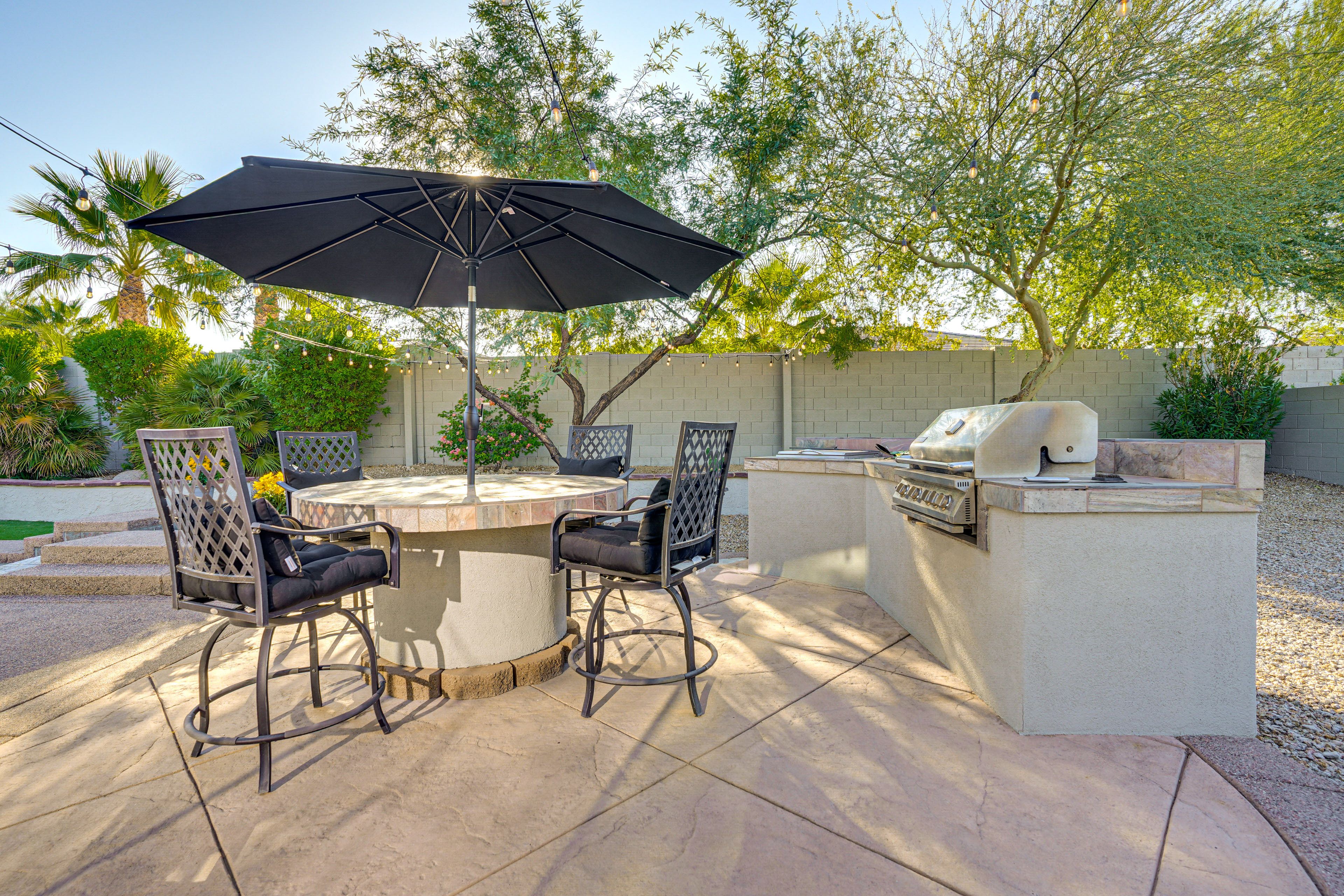 Patio | Outdoor Dining | Gas Grill | Private Yard & Pool