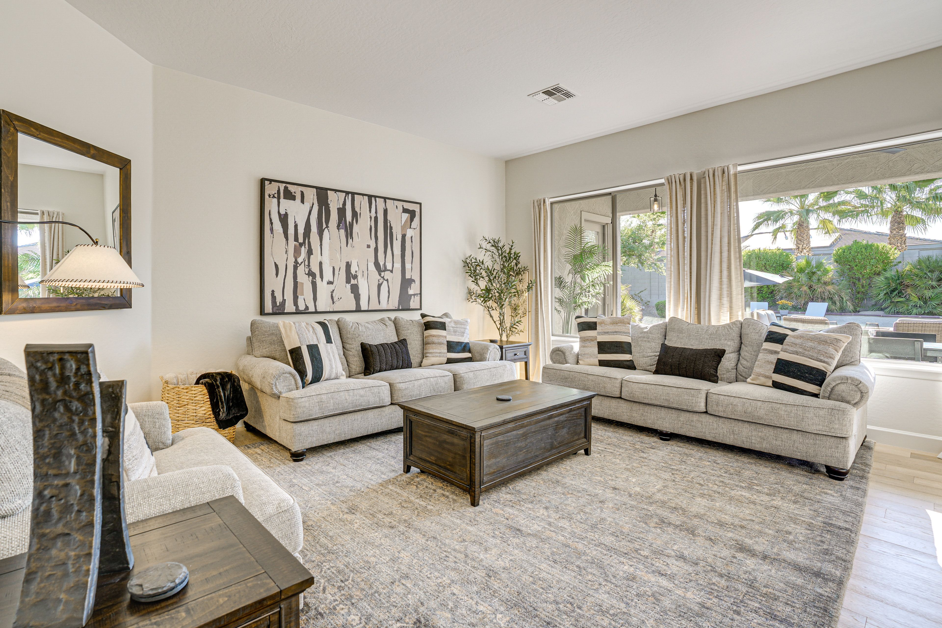 Sitting Room | Dining Area | Dishware/Flatware | Trash Bags/Paper Towels