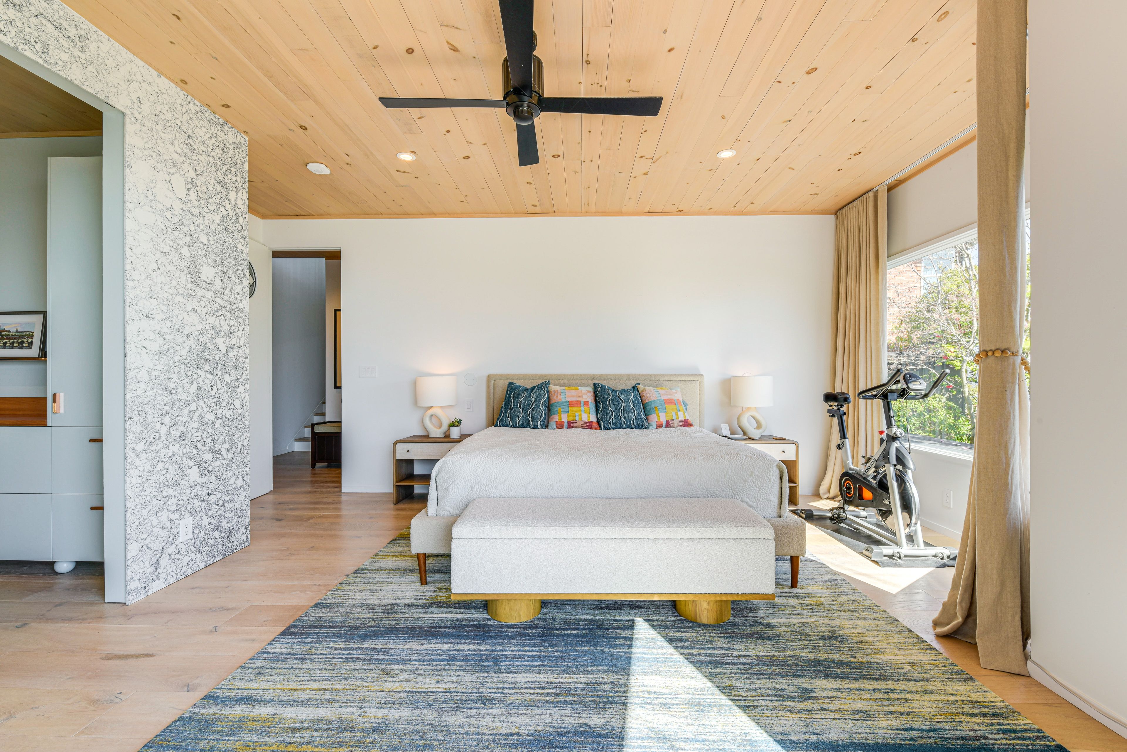 Bedroom 1 | Lower Level | King Bed | En-Suite Bathroom | Sauna