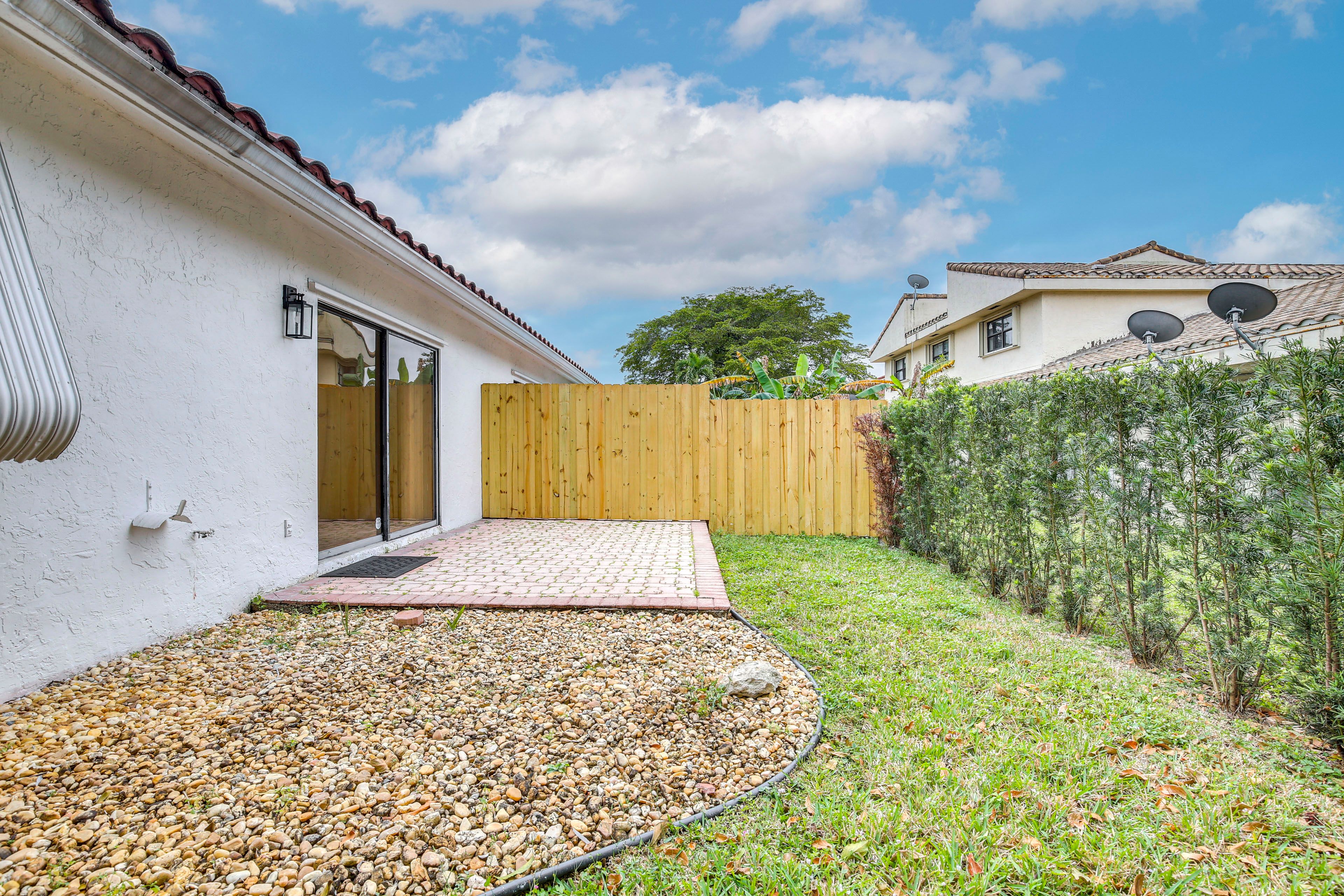 Private Backyard Area