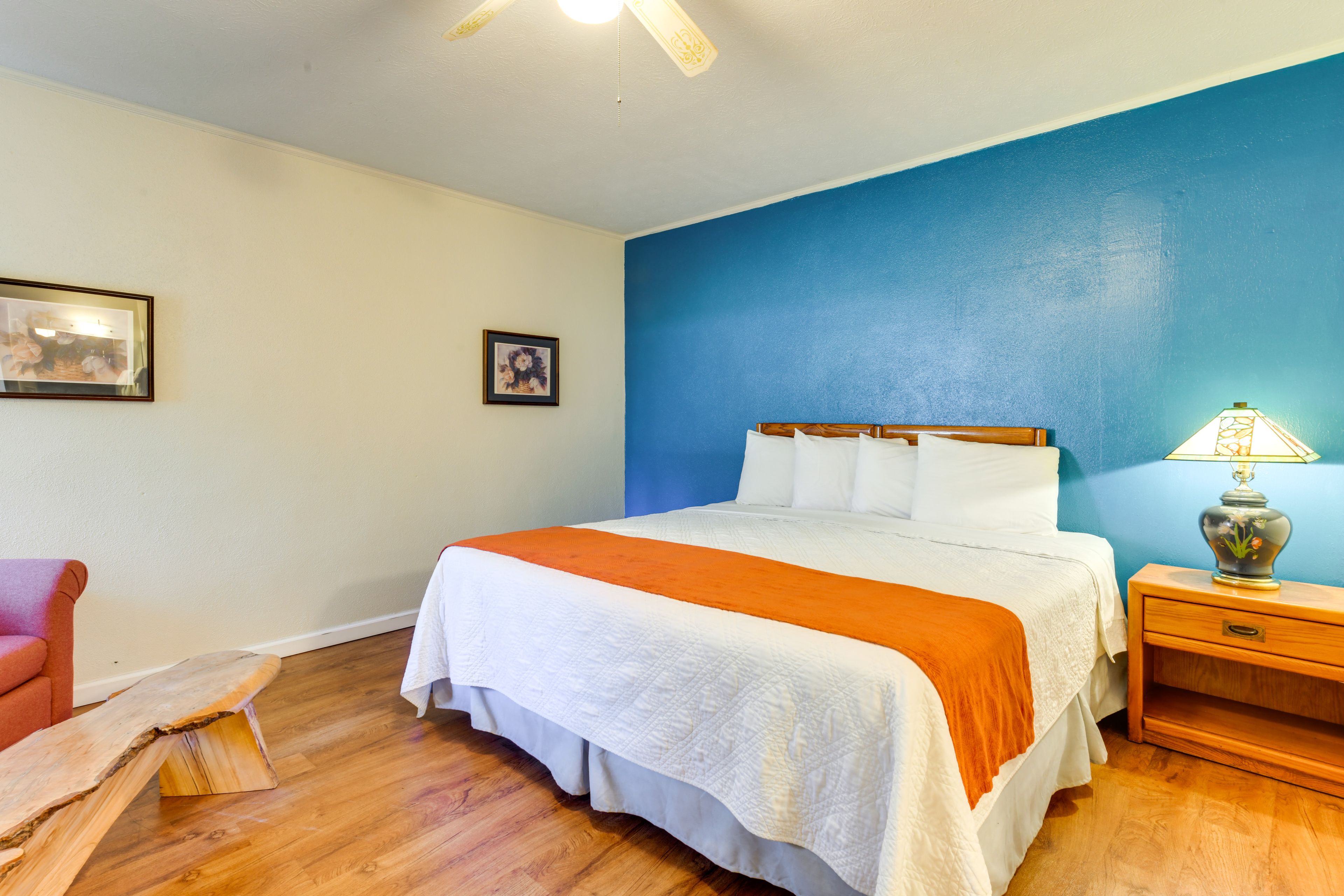 Studio | Sleeping Area | King Bed | Linens Provided | Smart TV | Free WiFi