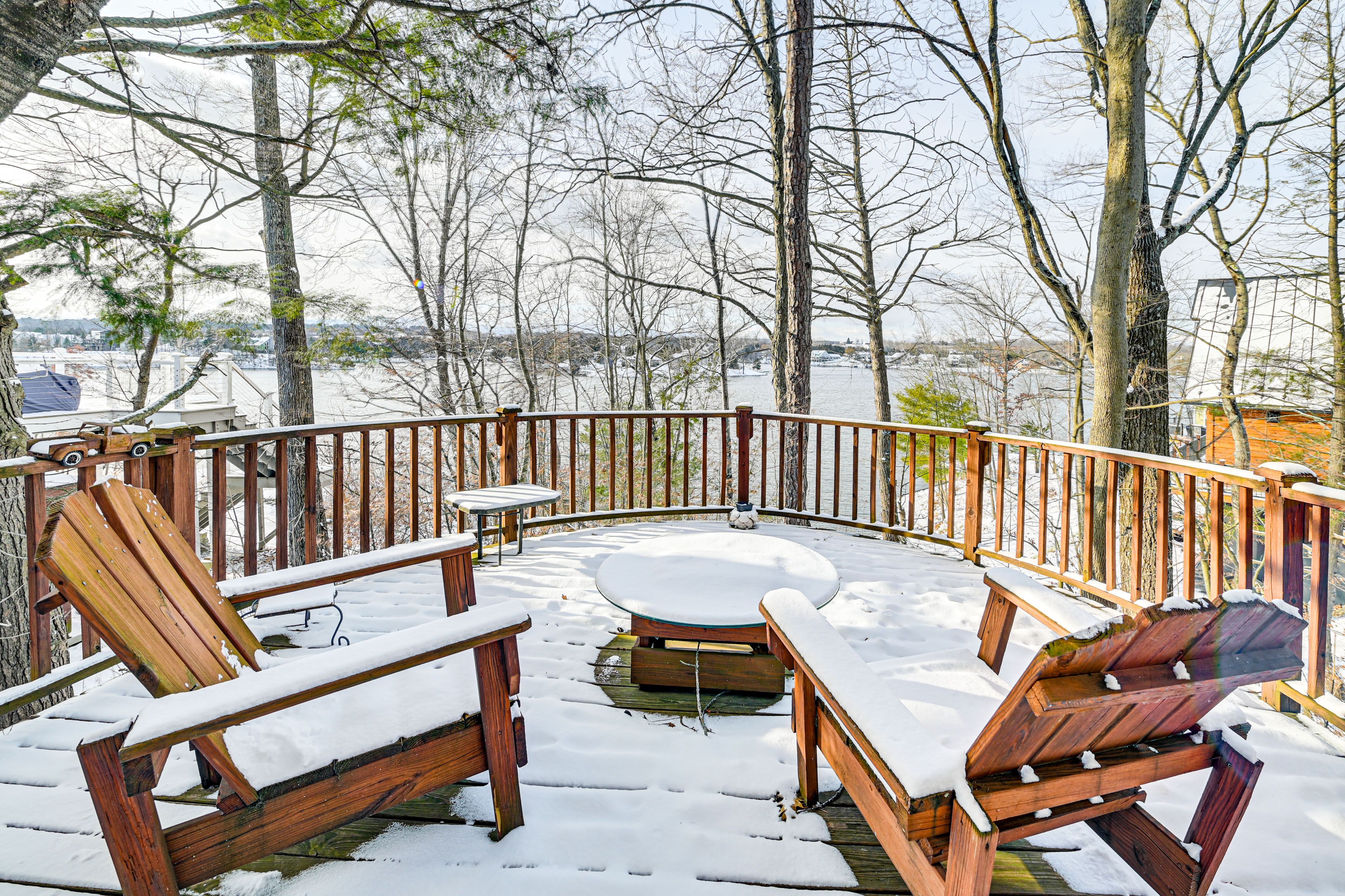 Lakefront Deck | Water & Mountain Views