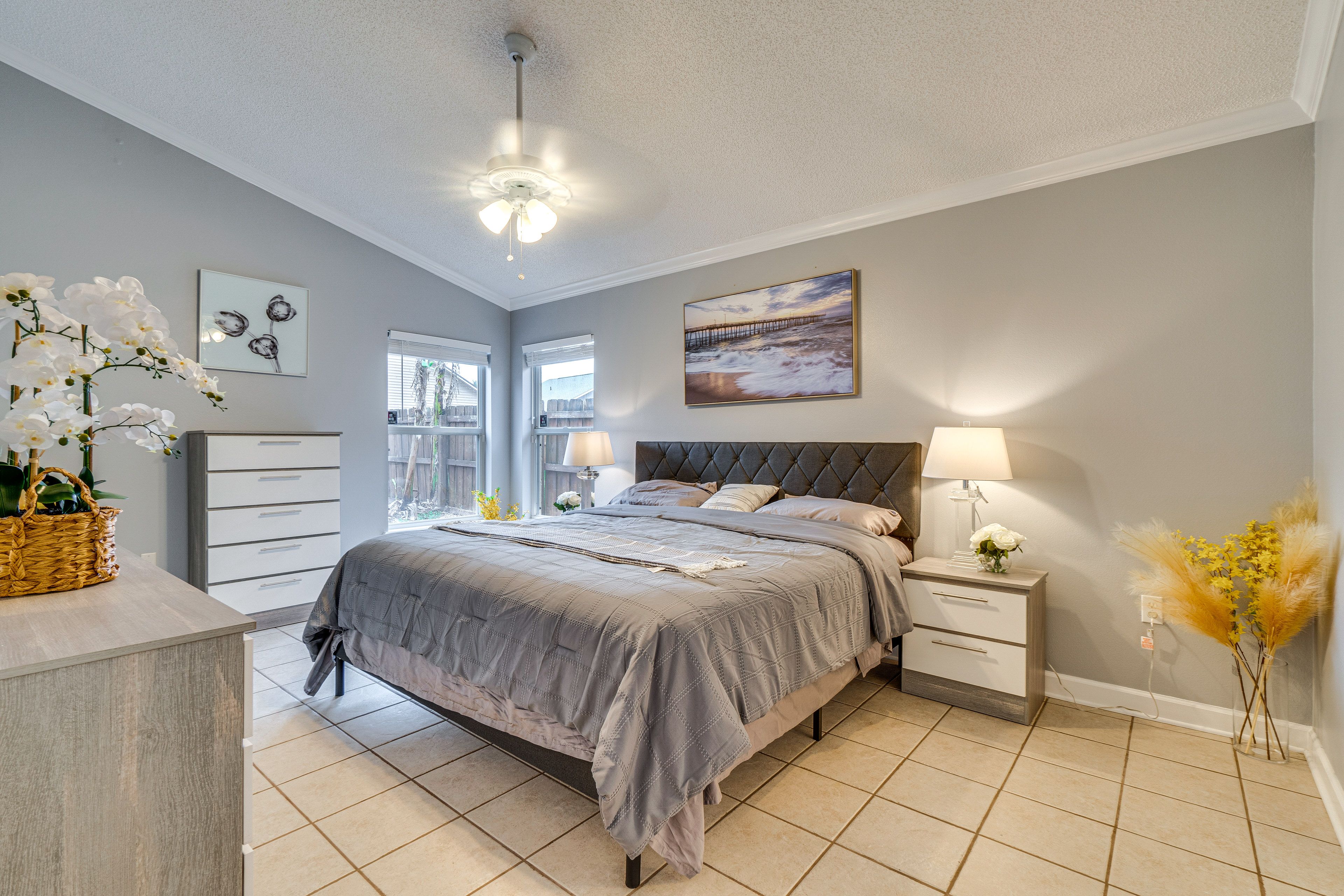 Bedroom 1 | King Bed | Linens Provided | En-Suite Bathroom