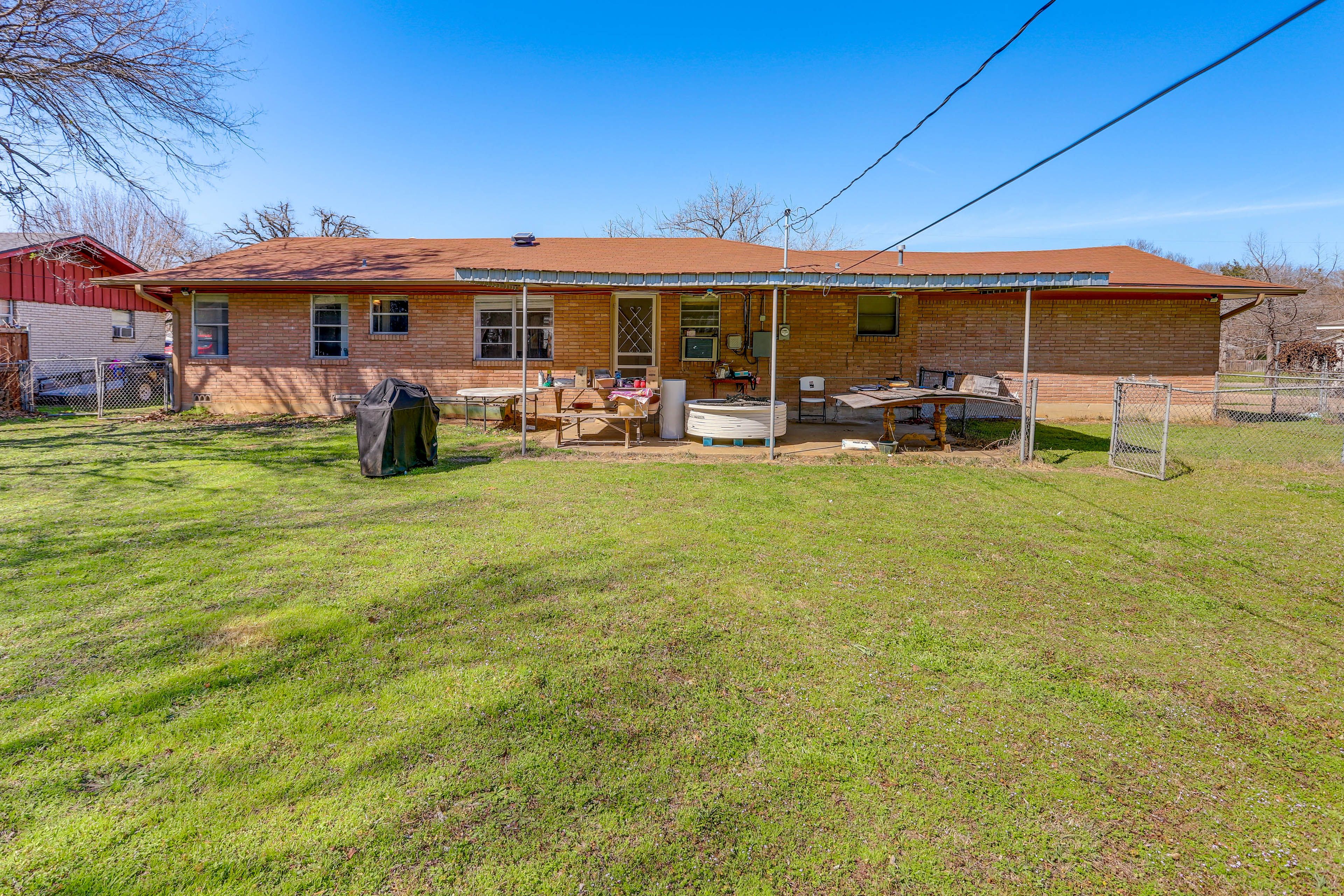 Fenced Yard