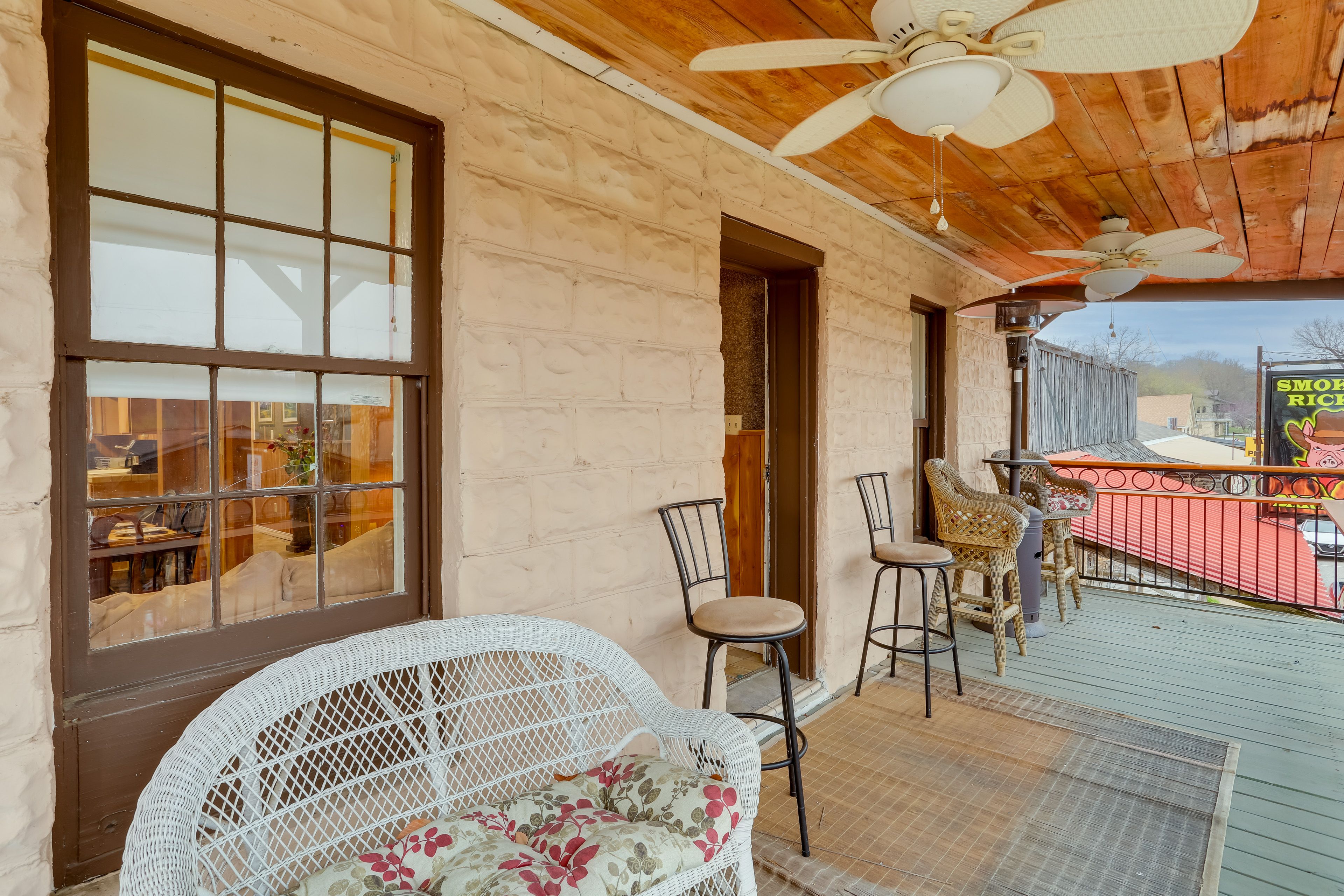 Covered Porch | Access Via Top Floor