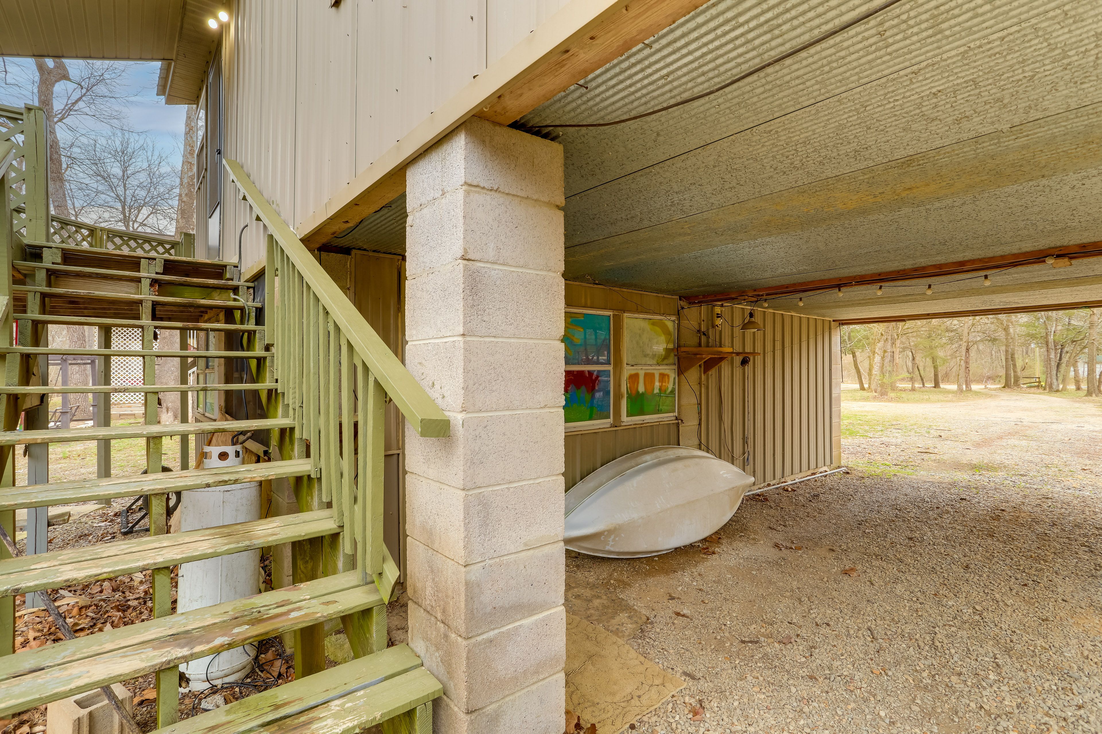 Stairs to Cabin