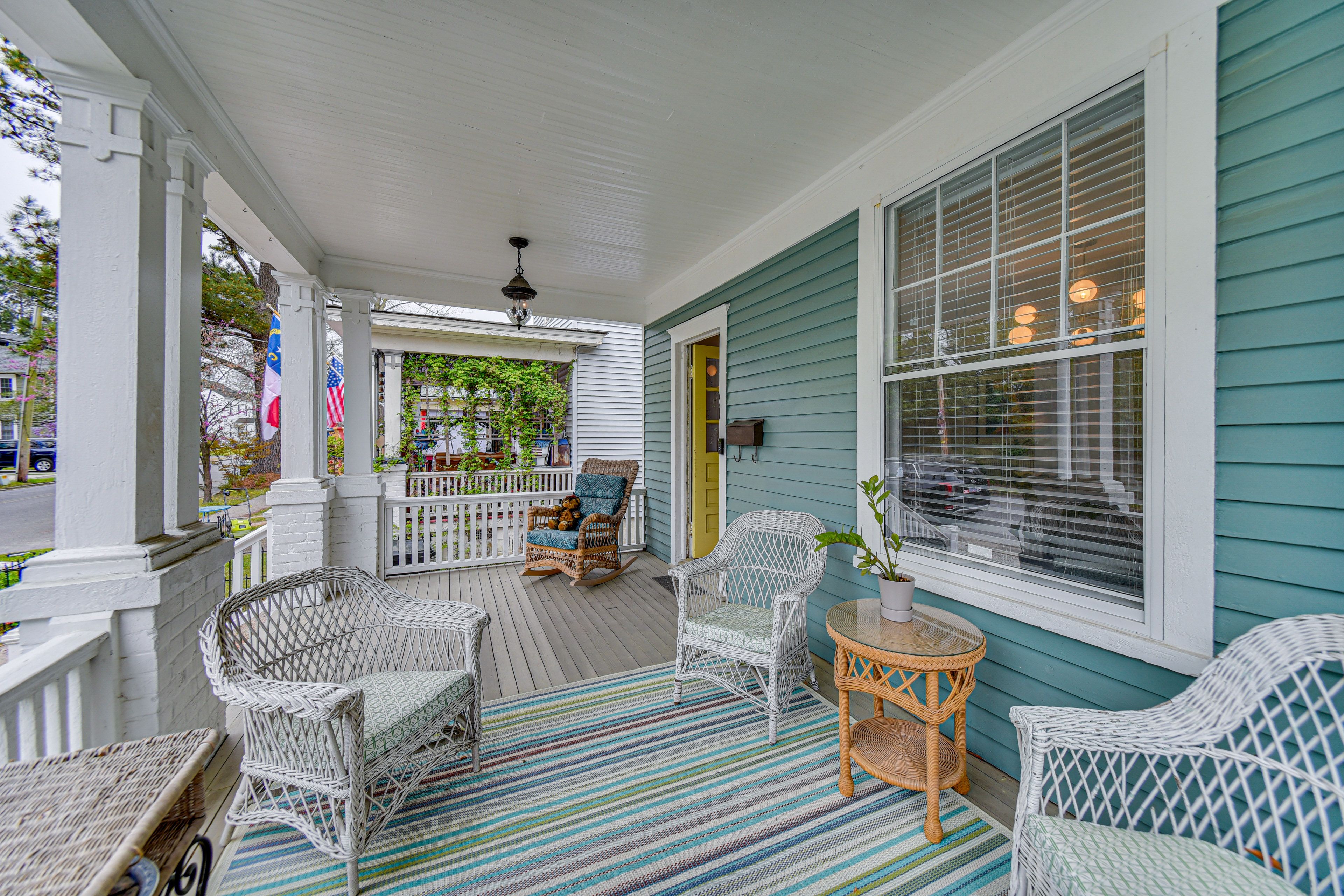 Covered Front Porch | Seating Area