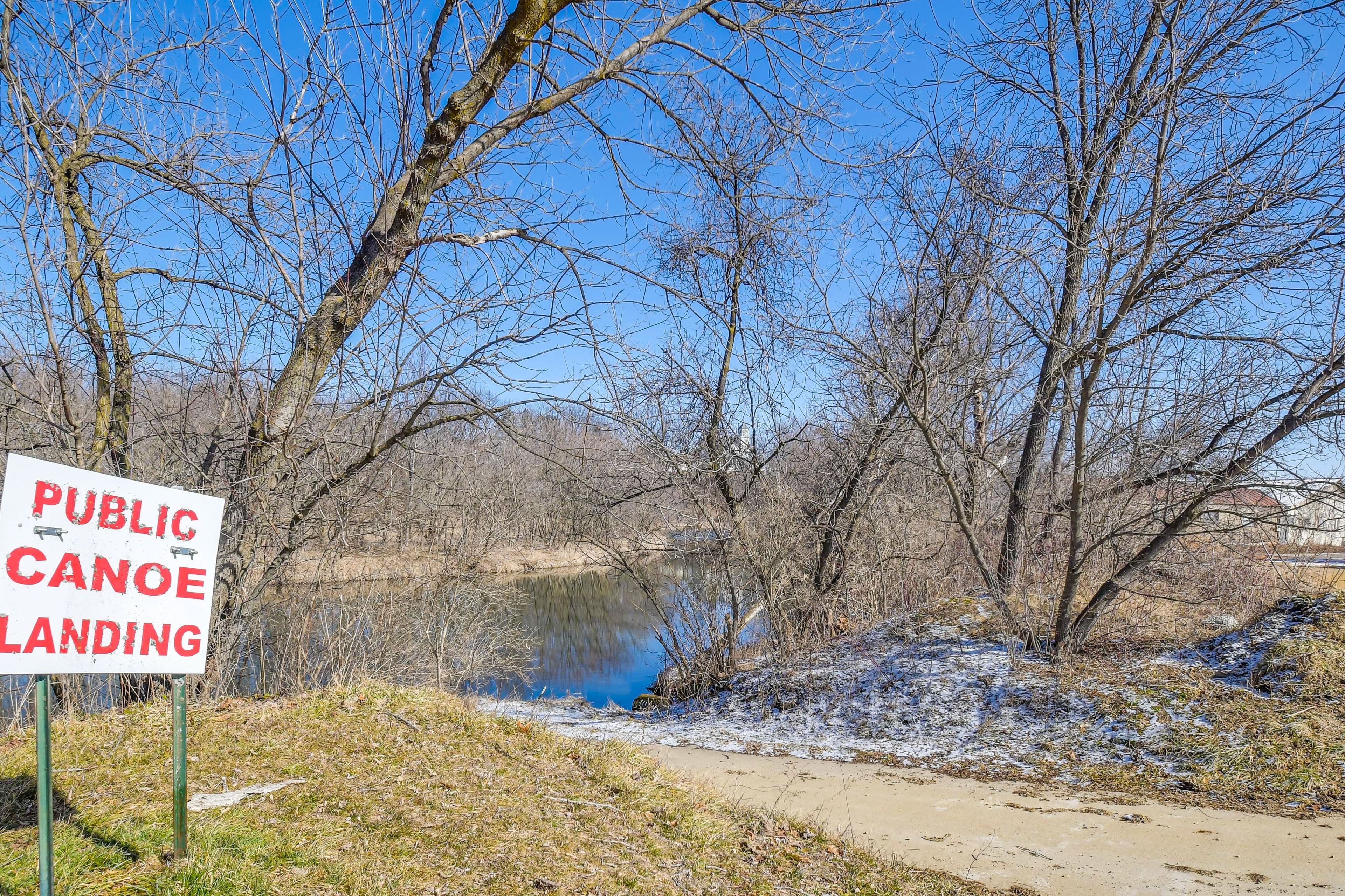 Steps to Public Canoe Launch