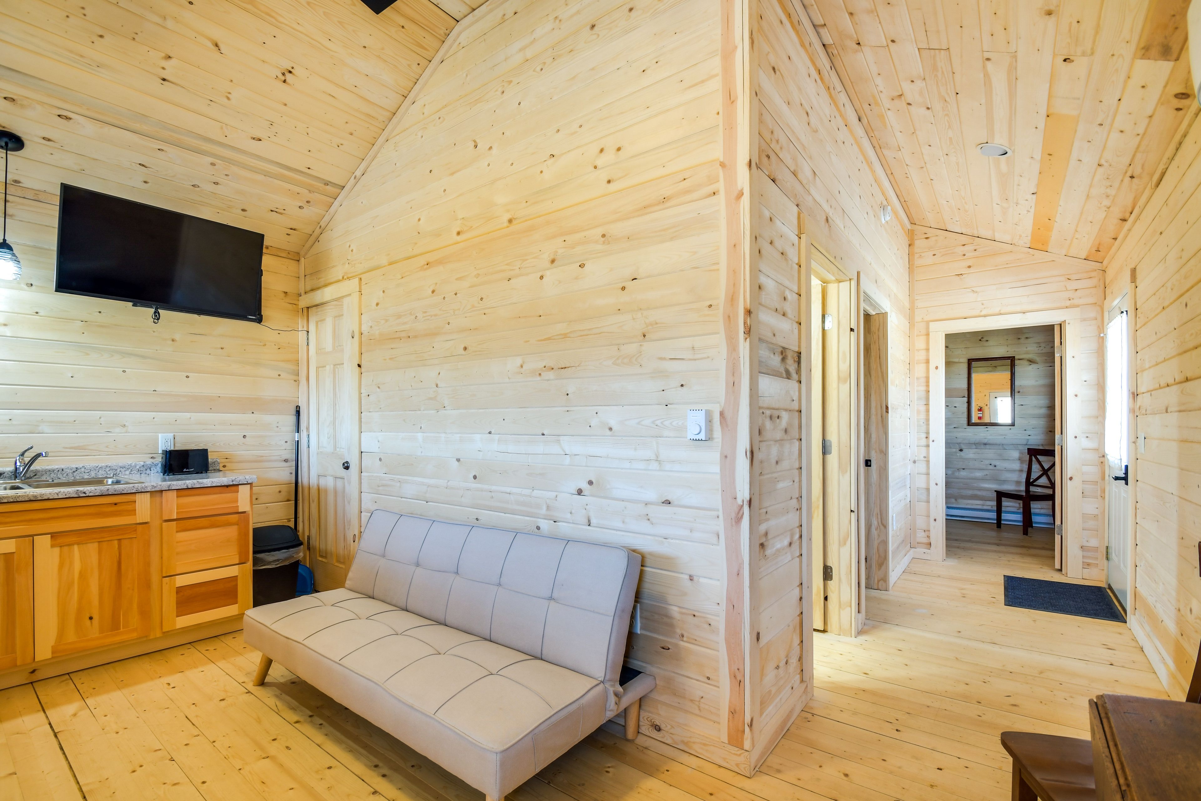 Living Area | Mini-Split A/C & Heat | Baseboard Heat