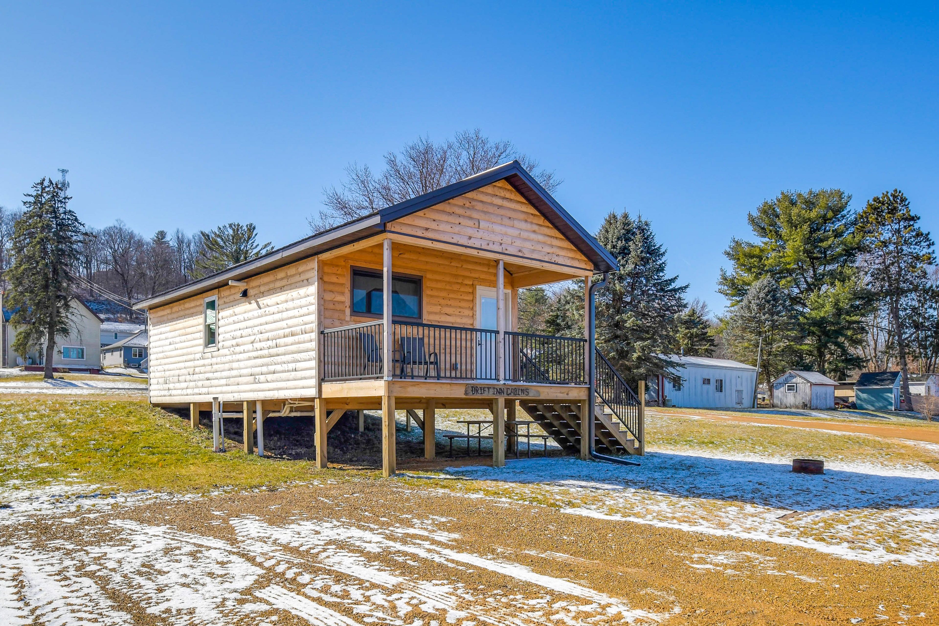 Blanchardville Vacation Rental | 2BR | 1BA | 600 Sq Ft | Step-Free Entry