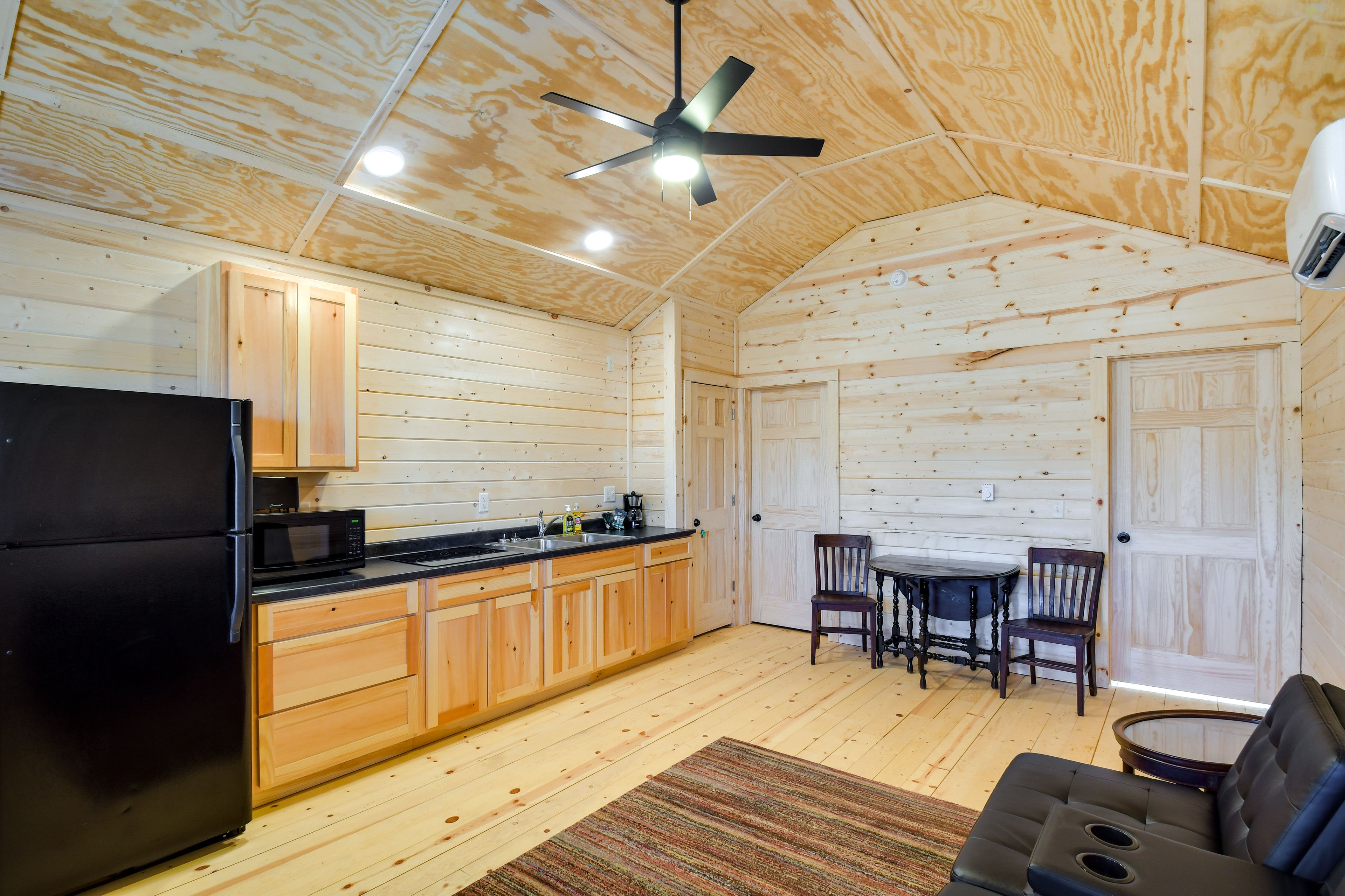 Living Room & Kitchenette | Electric Stovetop | Microwave | Drip Coffee Pot
