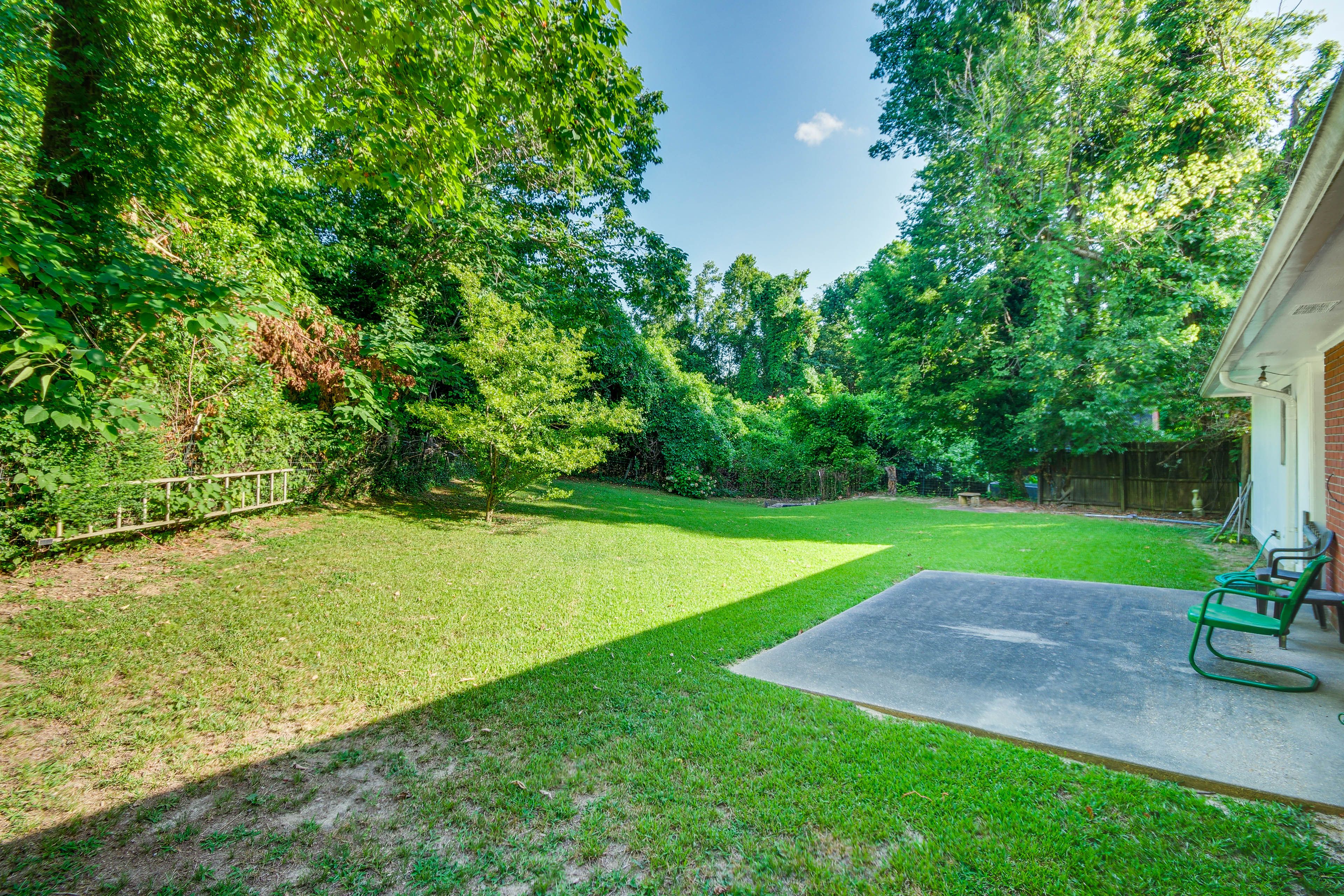 Patio | Private Yard | Charcoal Grill