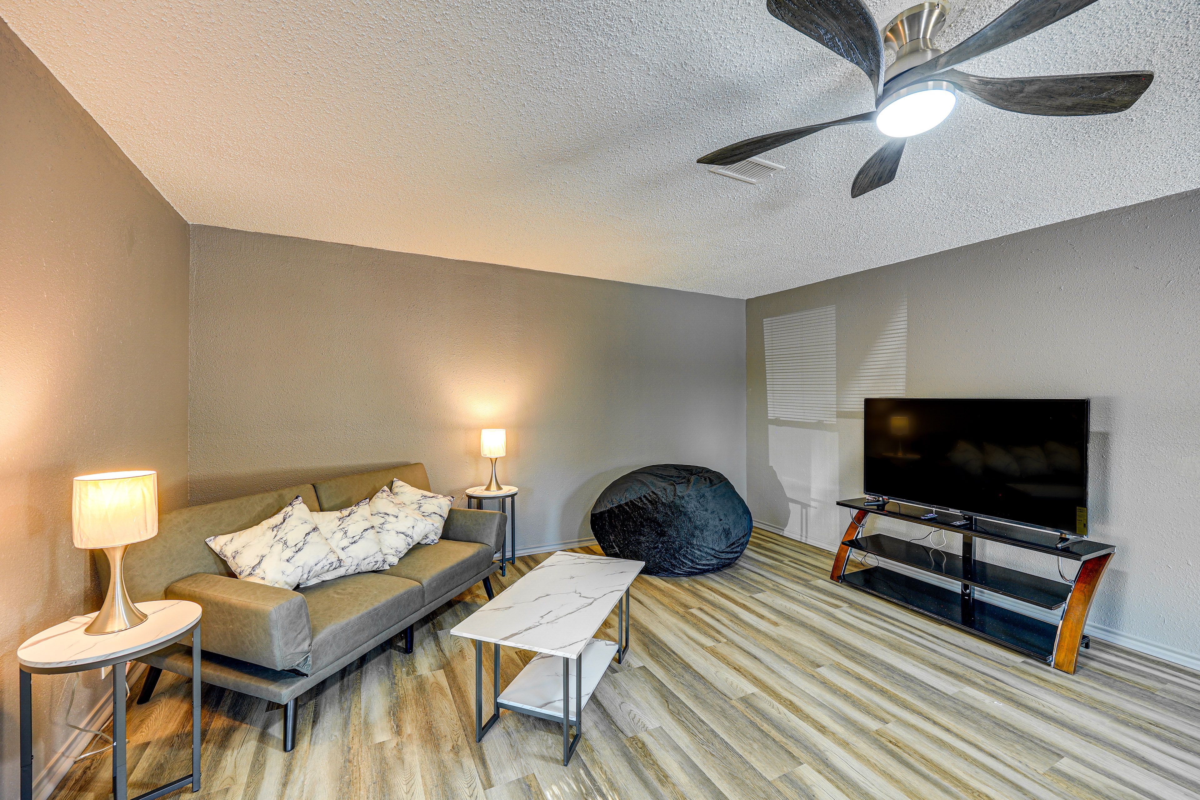 Game Room | Full Sleeper Sofa | Foosball Table
