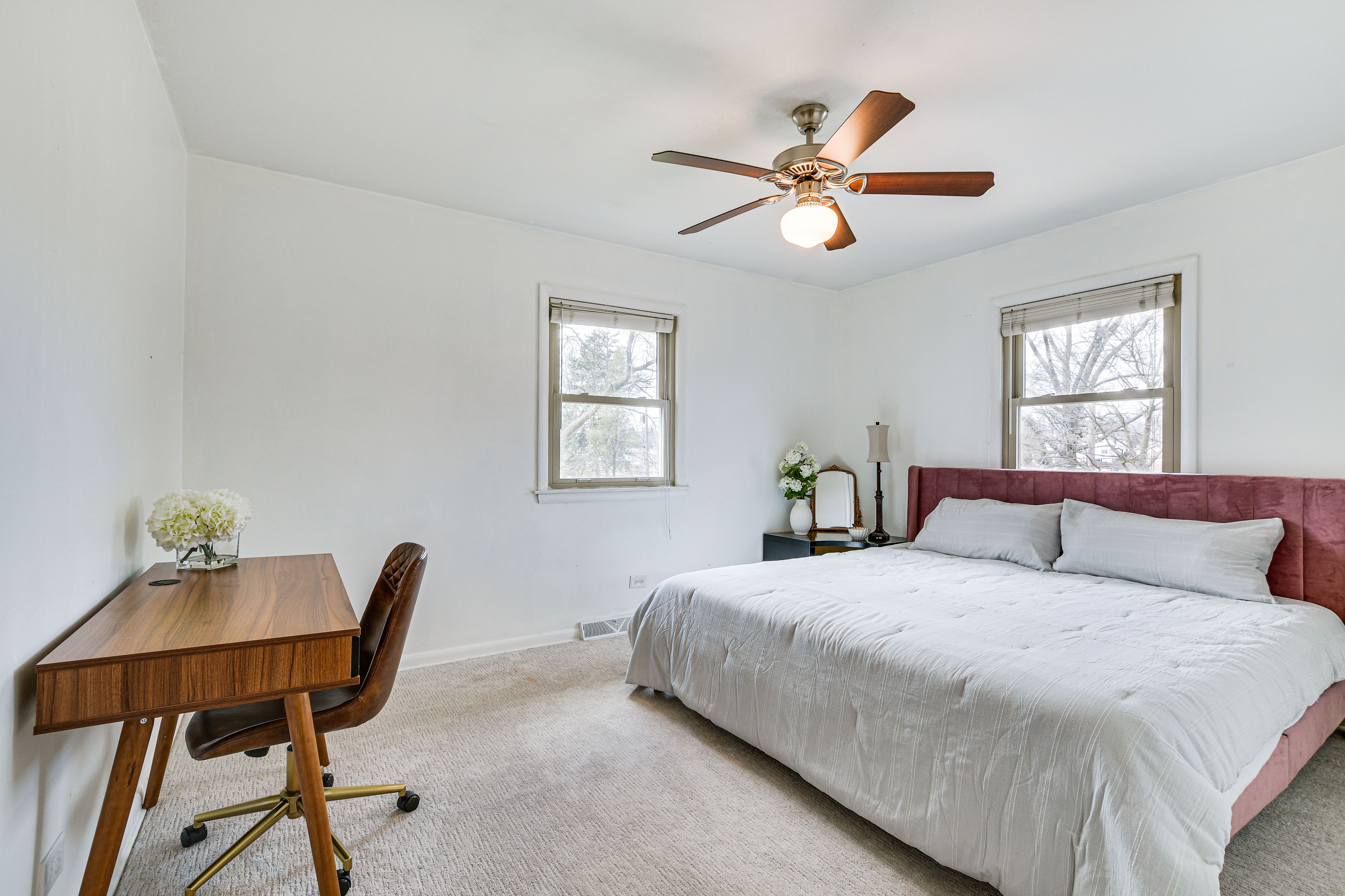 Bedroom 2 | Upper Level | King Bed | Desk Workspace