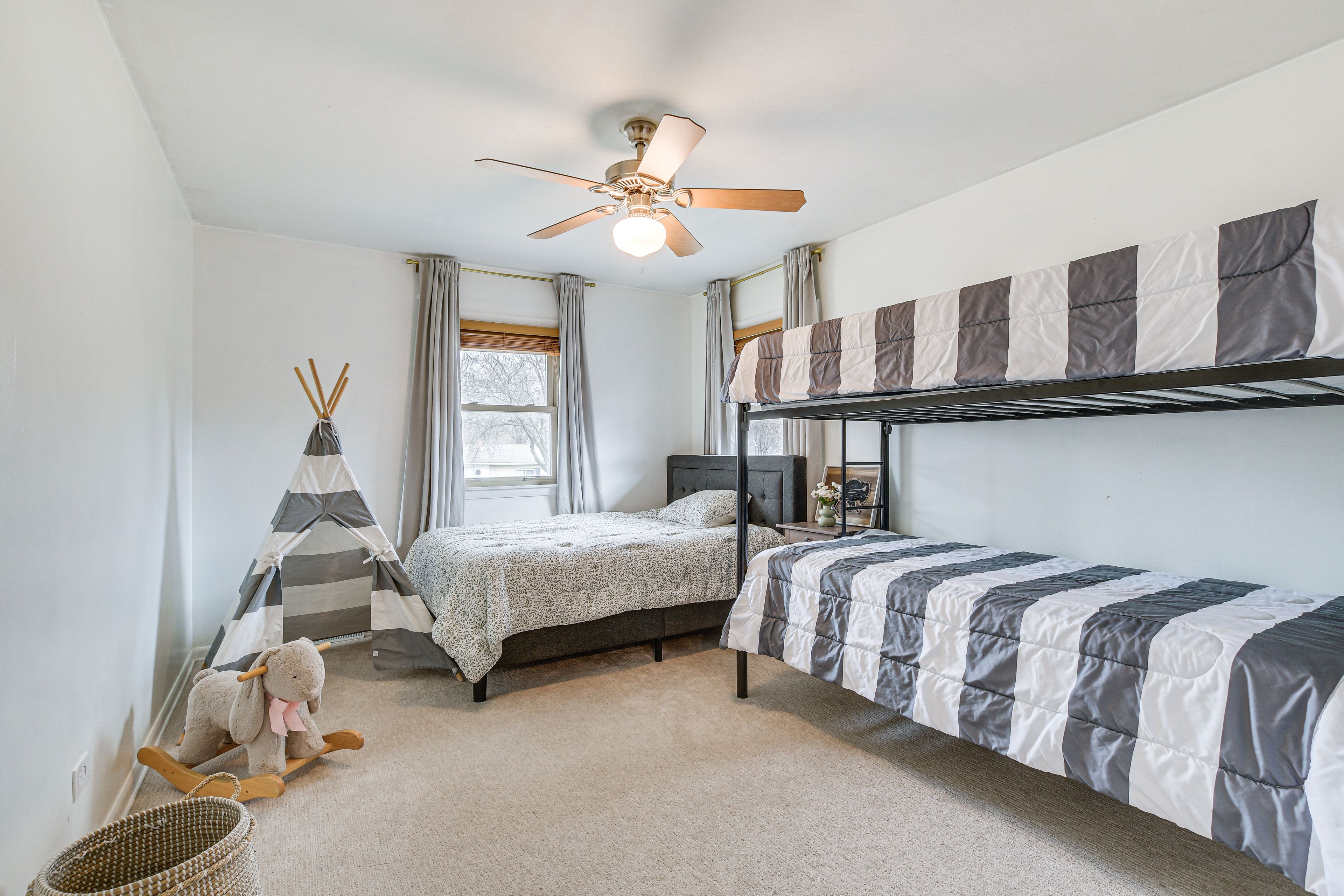 Bedroom 3 | Upper Level | Full Bed | Twin Bunk Bed