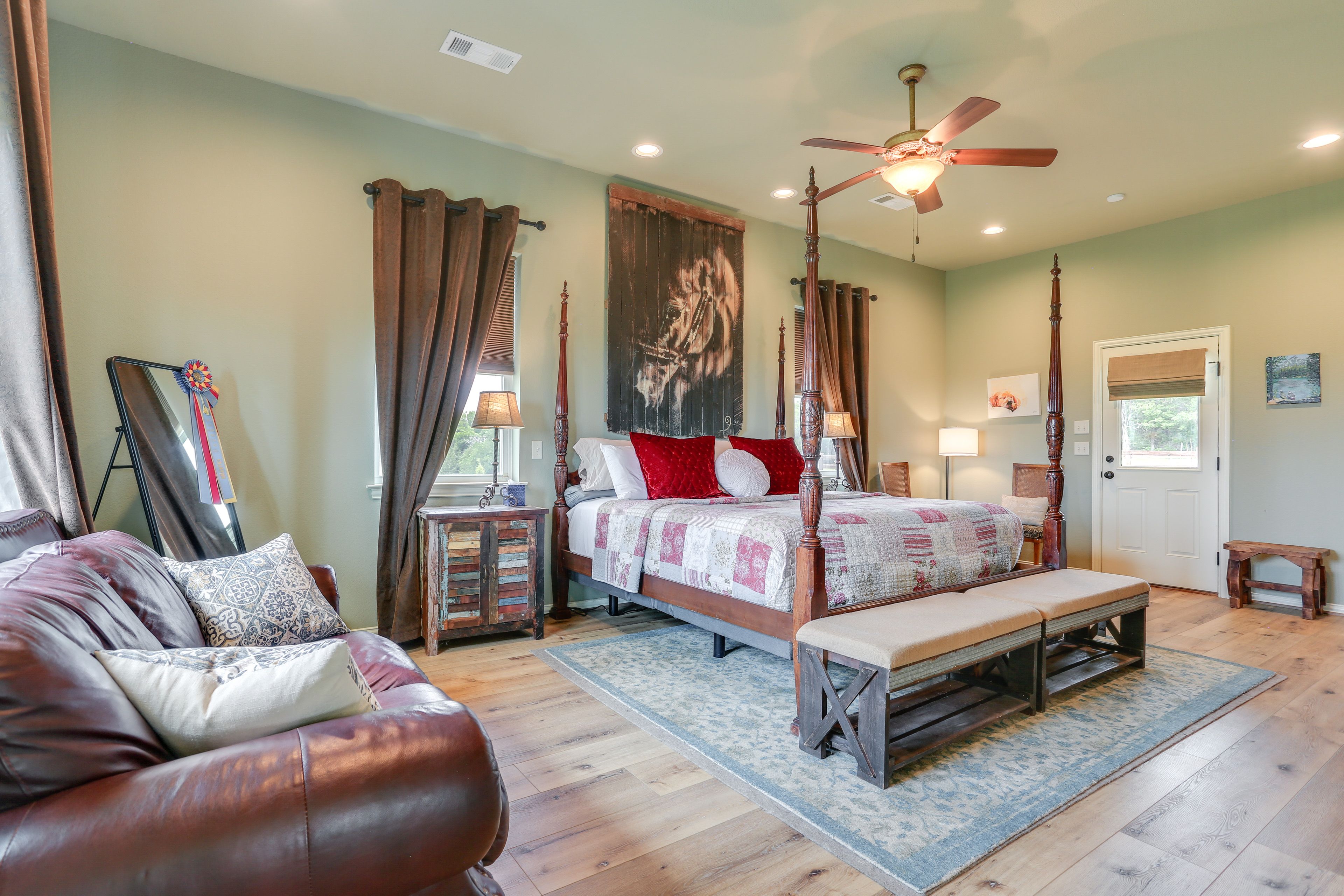Bedroom 1 | 1st Floor | King Bed w/ Adjustable Base