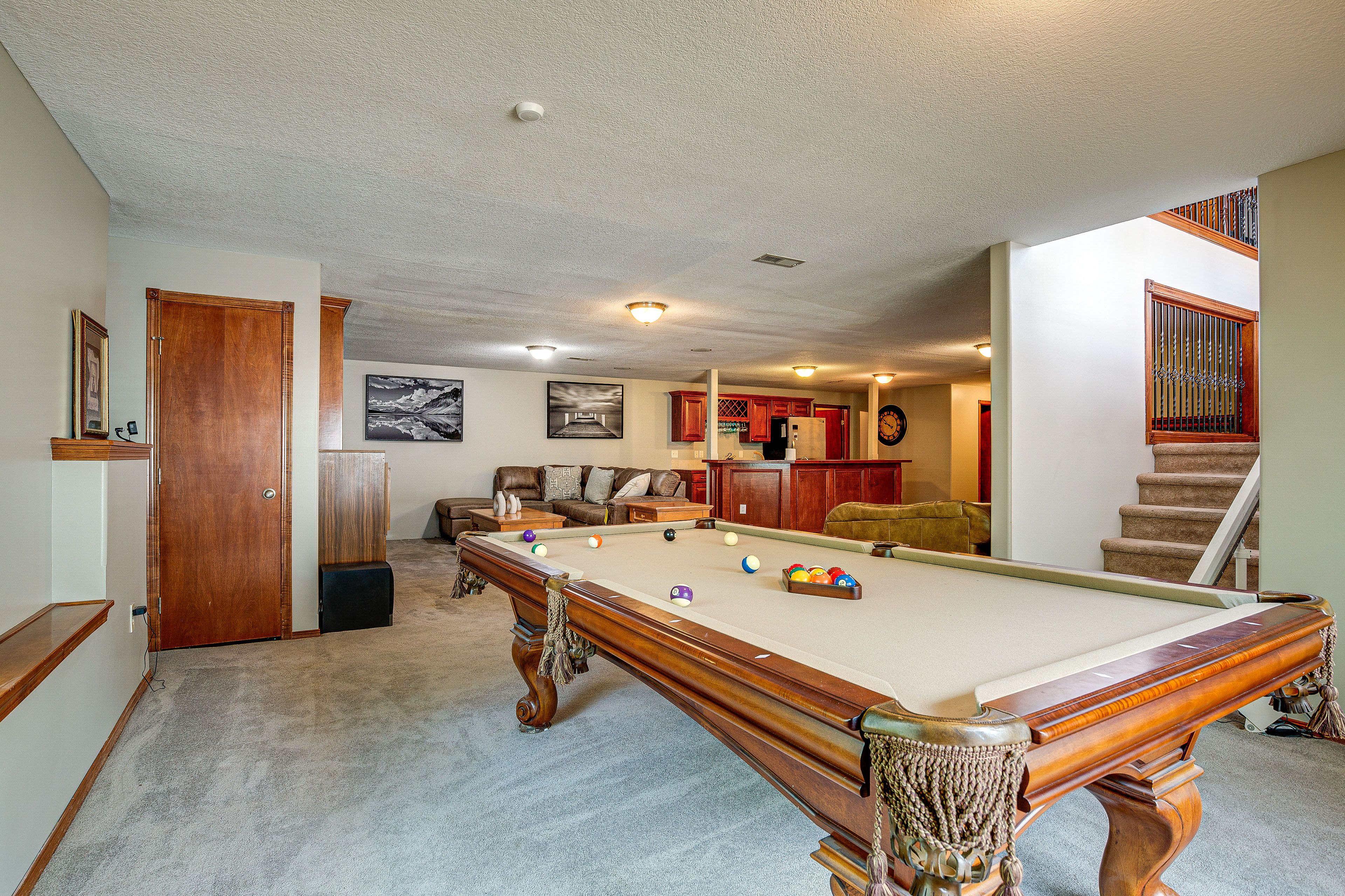 Den | Pool Table | In-Unit Laundry | Central Heating & A/C