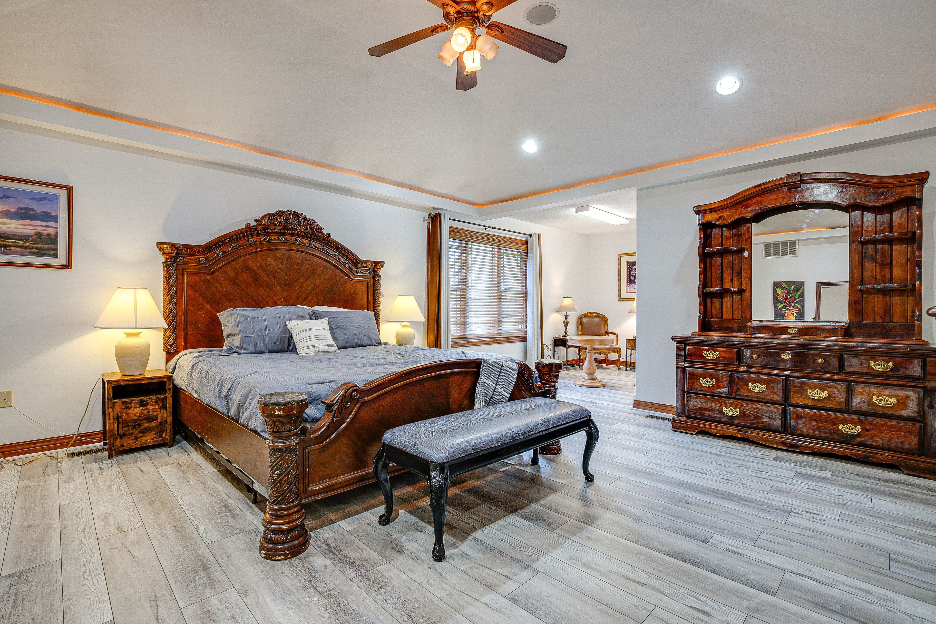 Bedroom 1 | Main Level | King Bed | Smart TV | Linens Provided